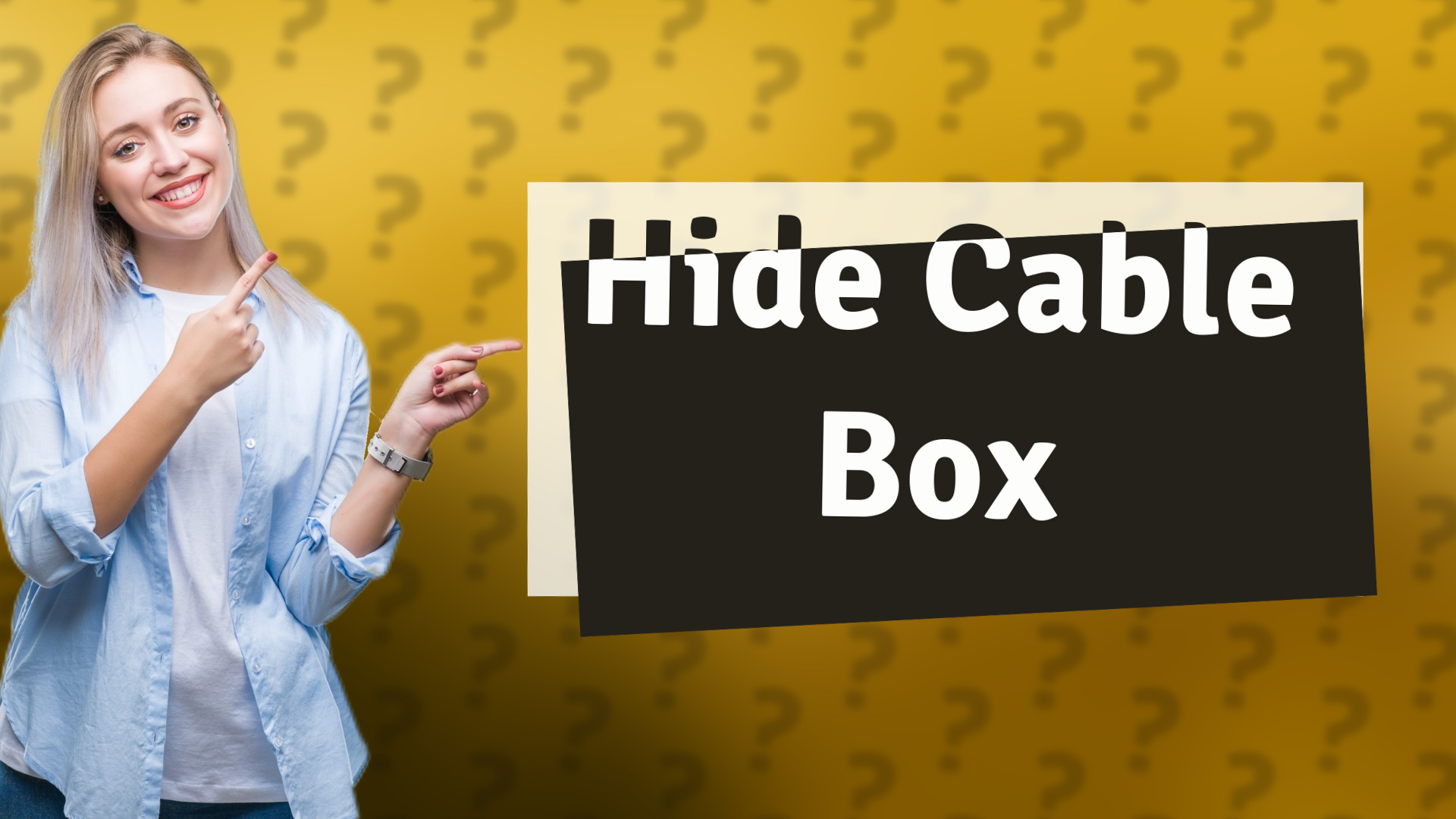 Hide Cable Box