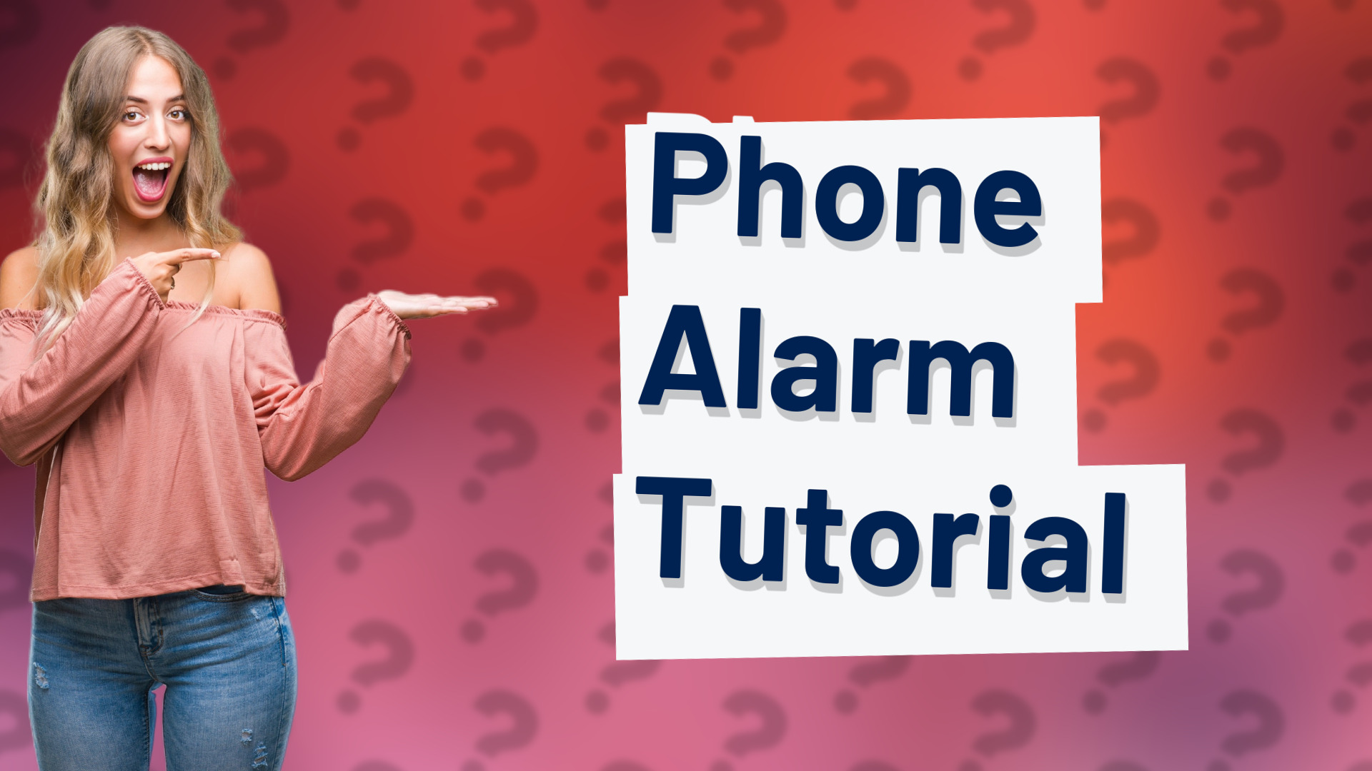Phone Alarm Tutorial