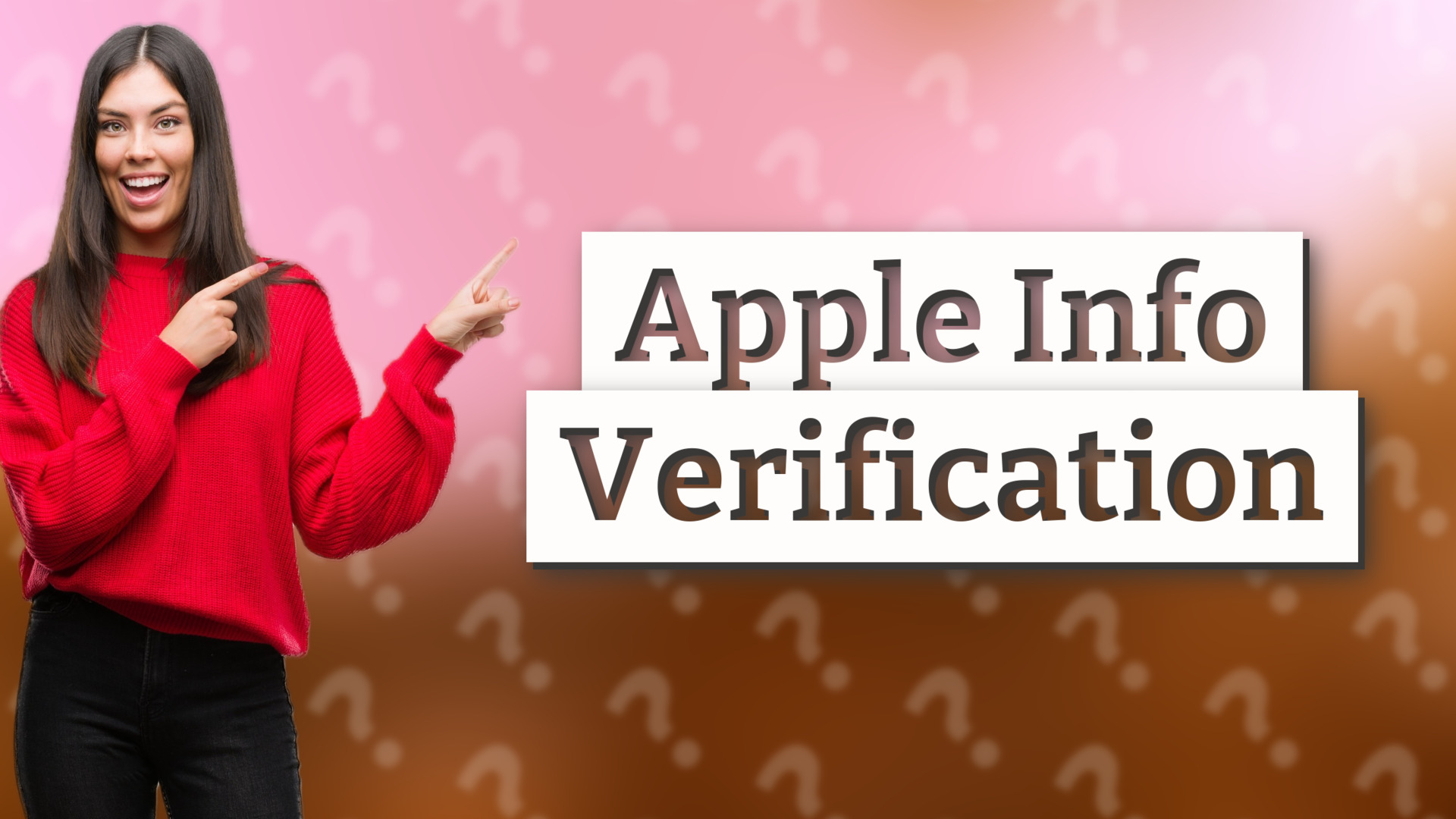 Apple Info Verification