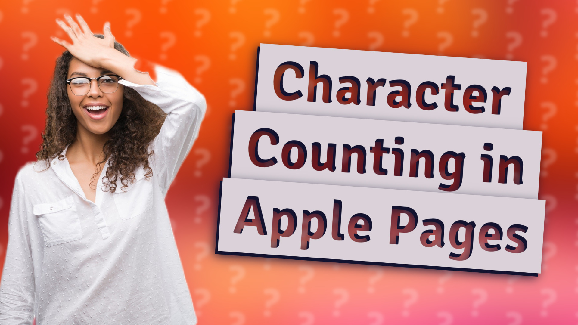 Character Counting in Apple Pages
