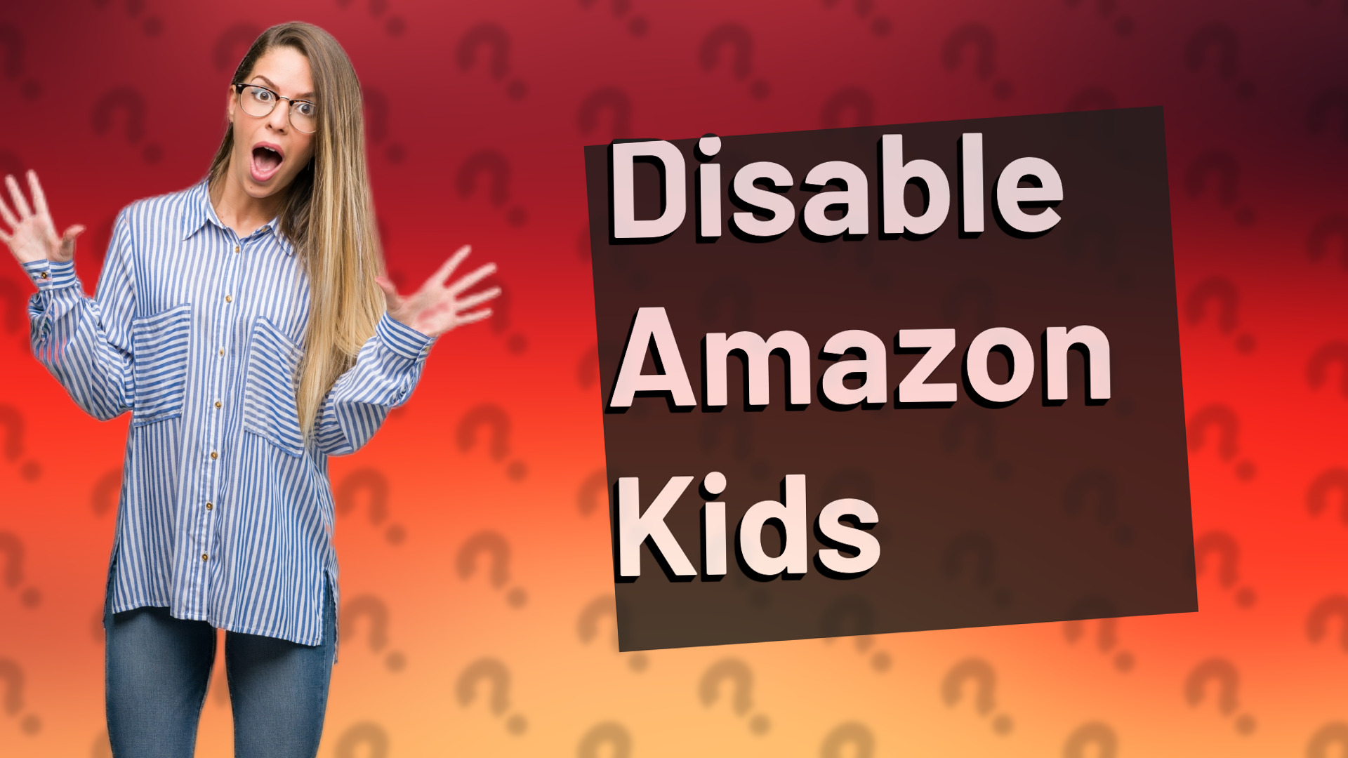 Disable Amazon Kids