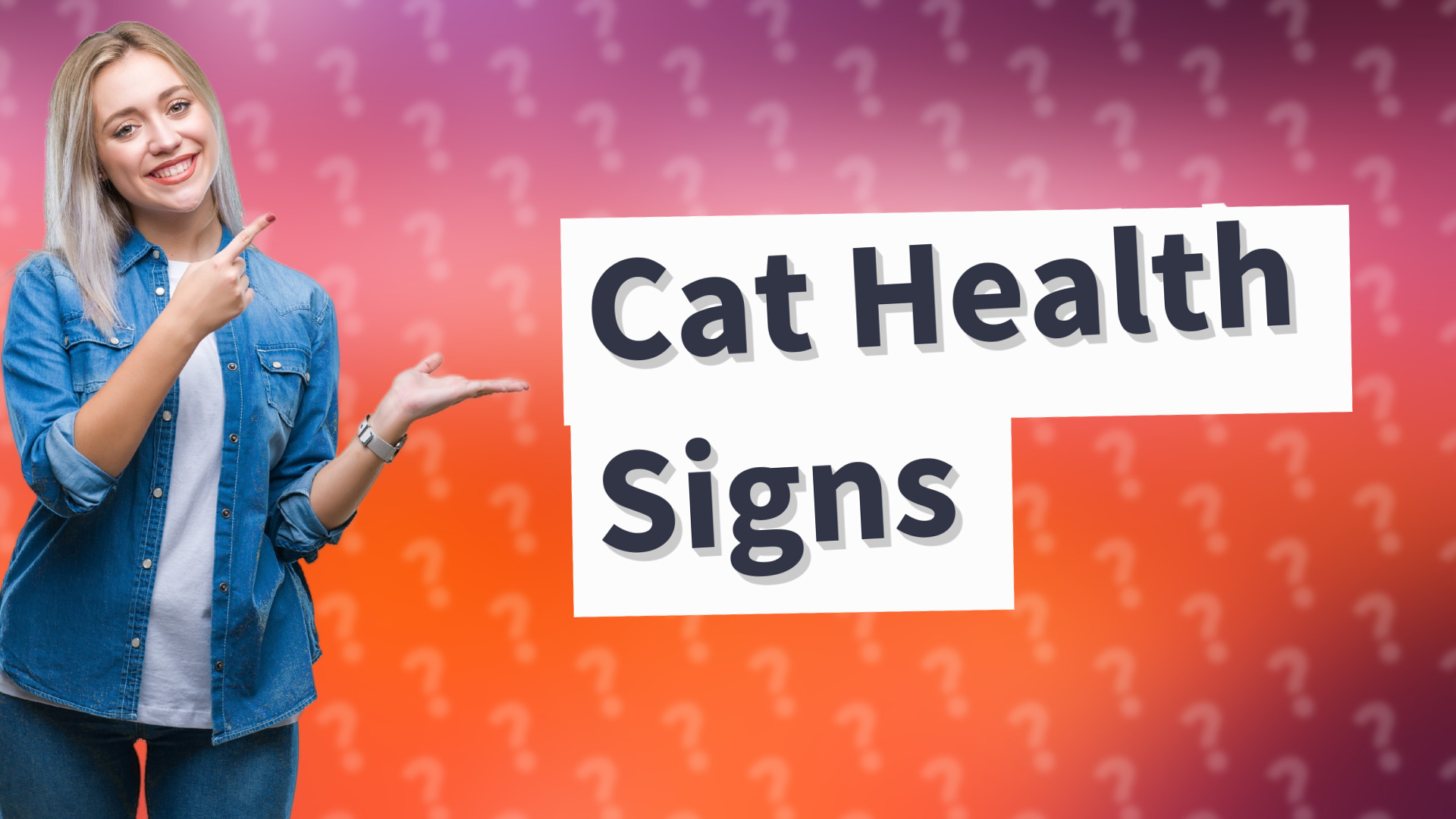 Cat Health Signs