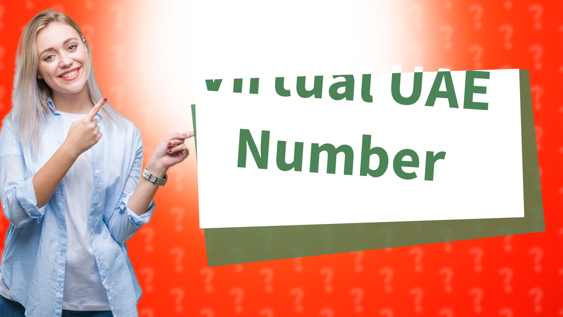 Virtual UAE Number