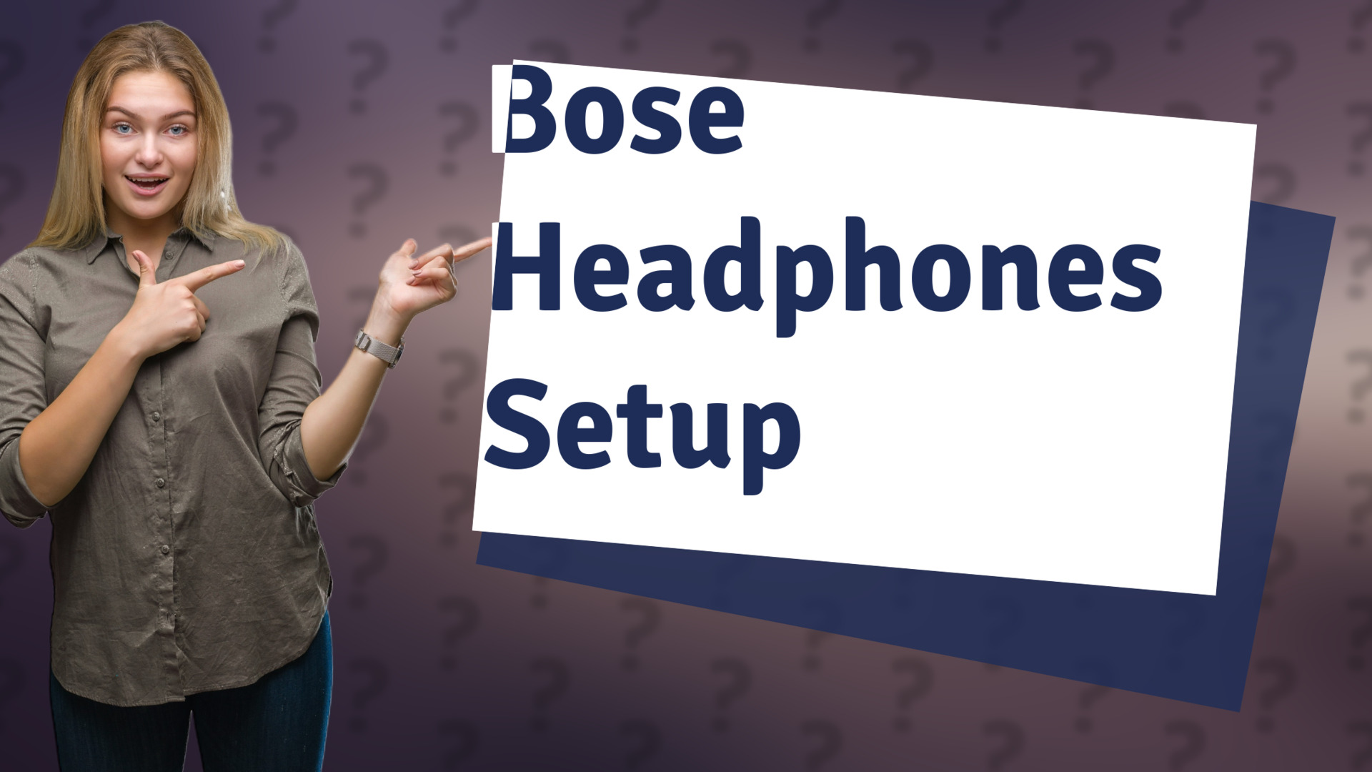 Bose Headphones Setup