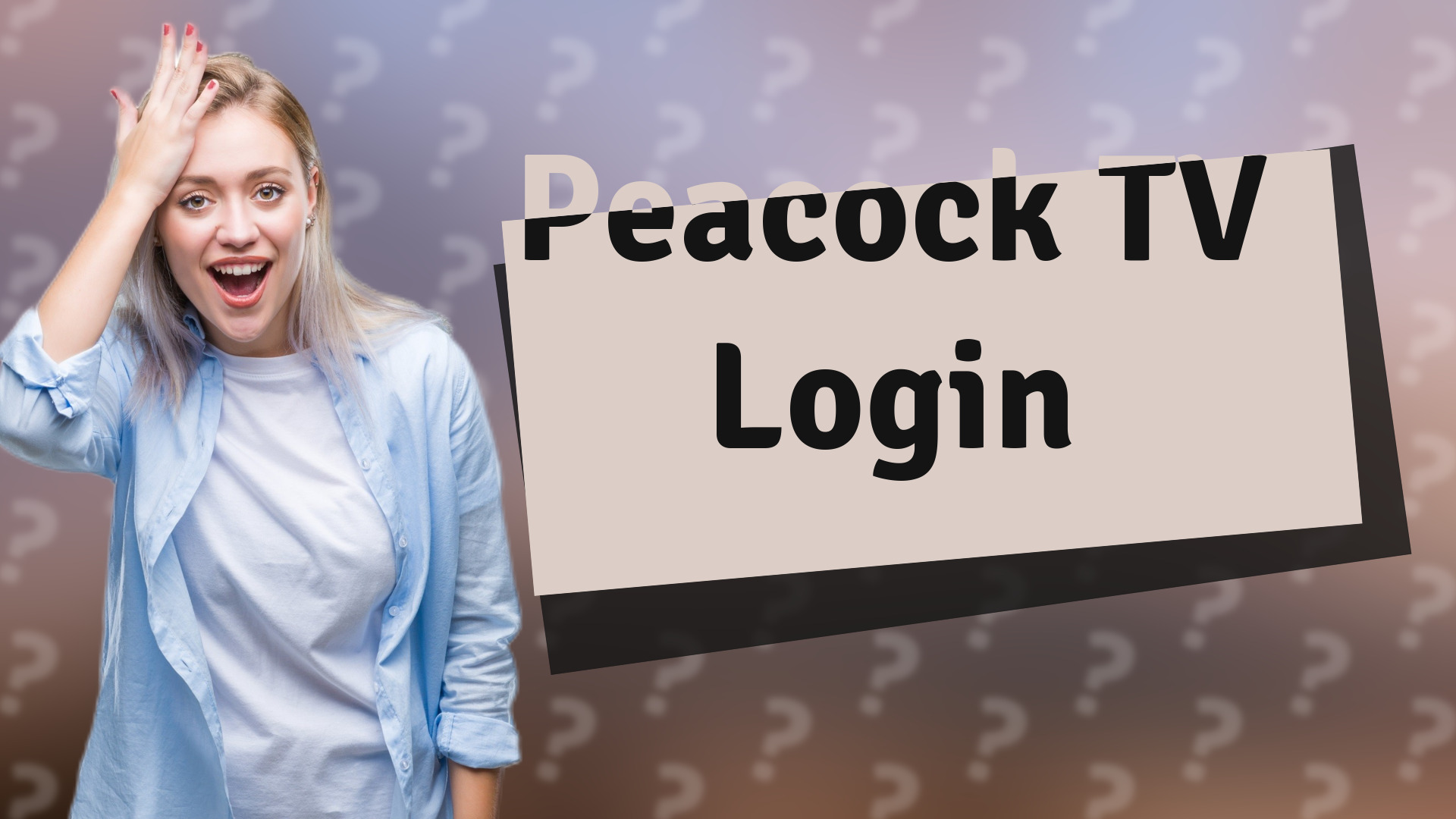 Peacock TV Login