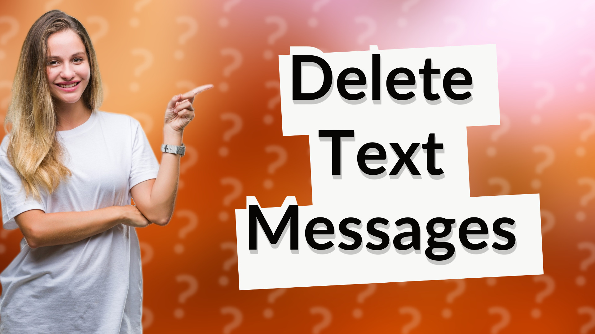 Delete Text Messages
