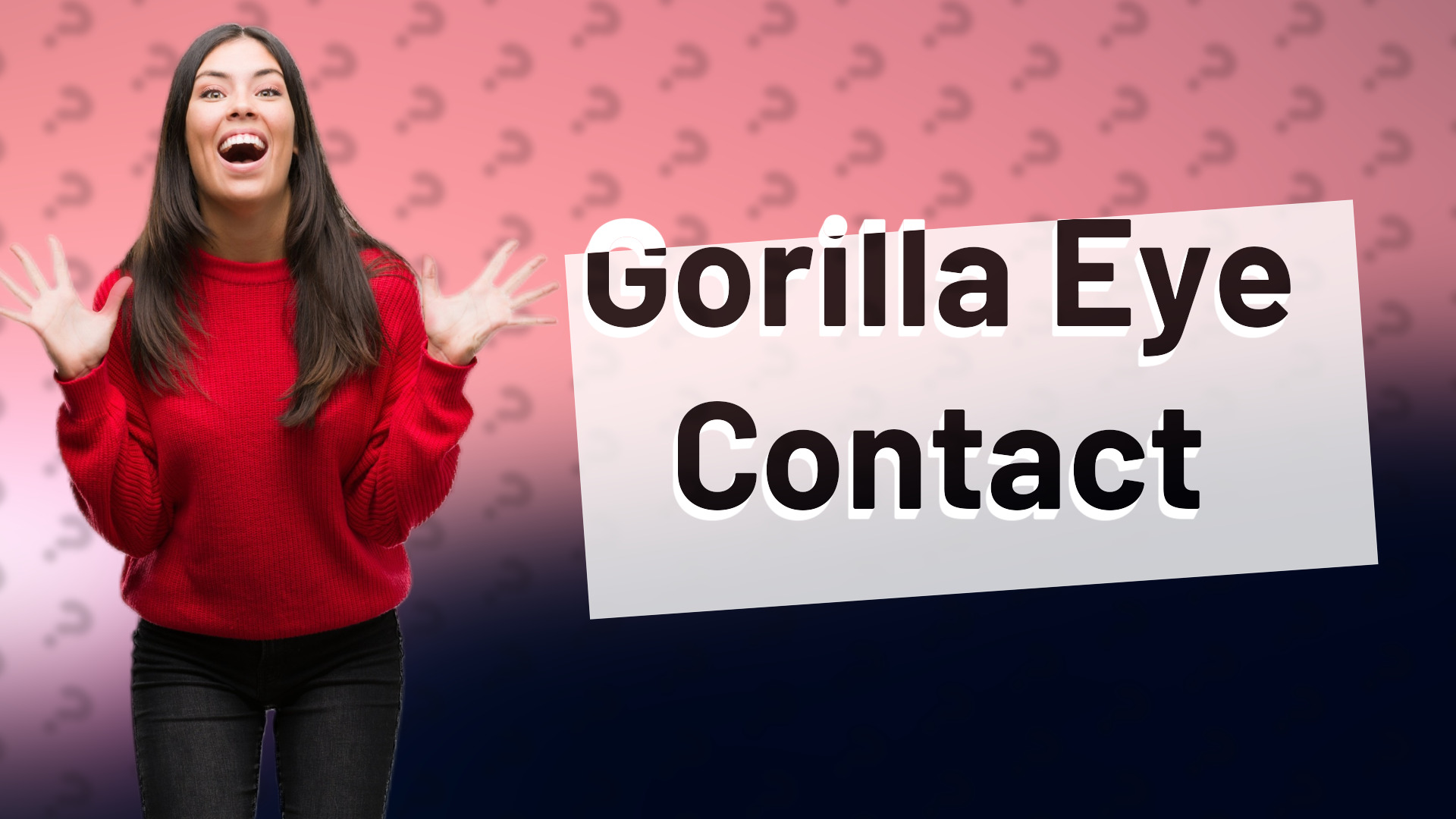Gorilla Eye Contact