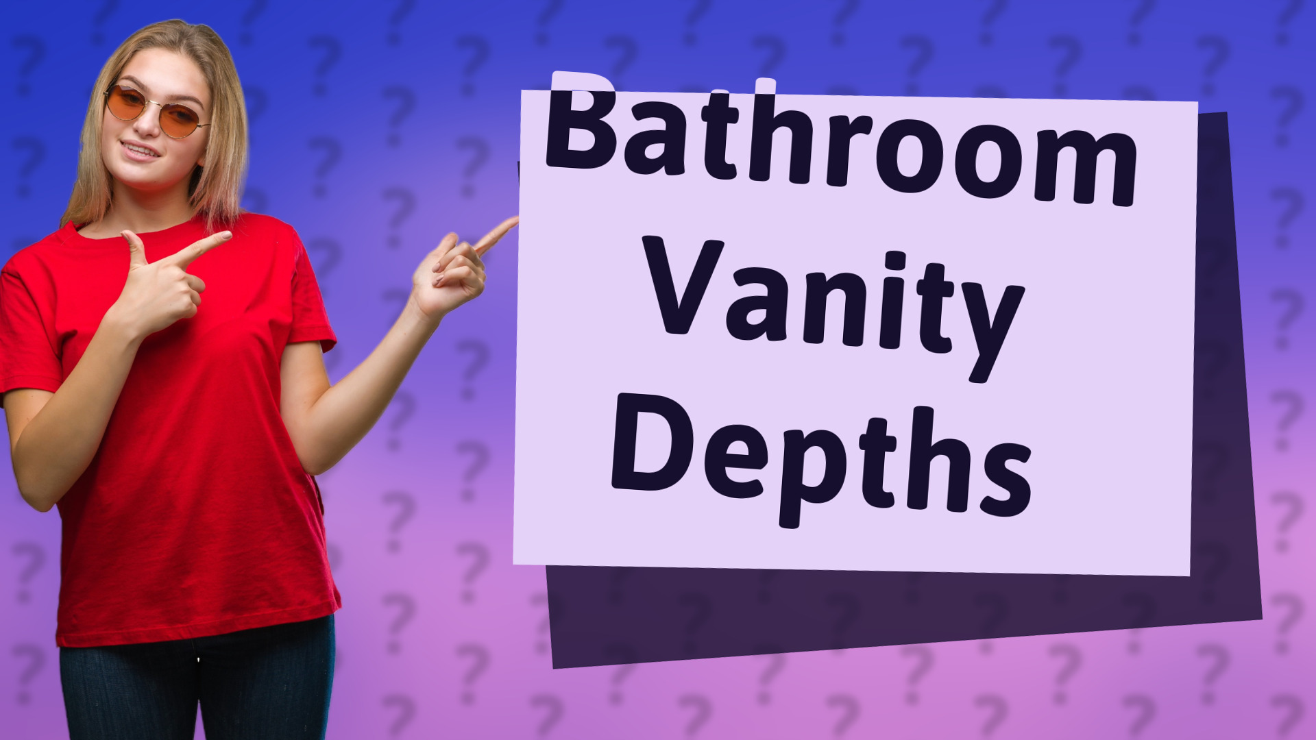 Bathroom Vanity Depths