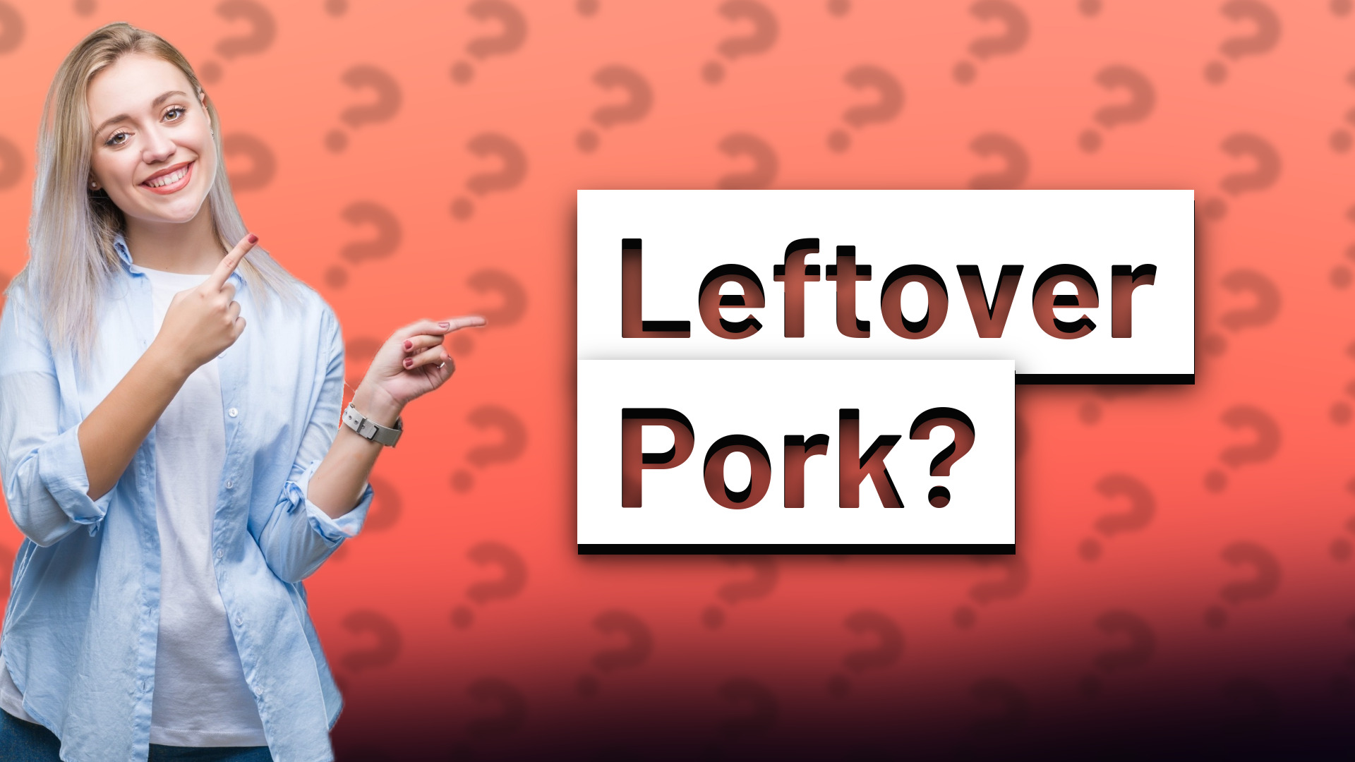 Leftover Pork?