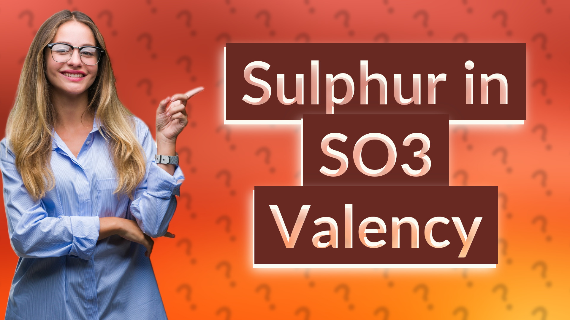 Sulphur in SO3 Valency