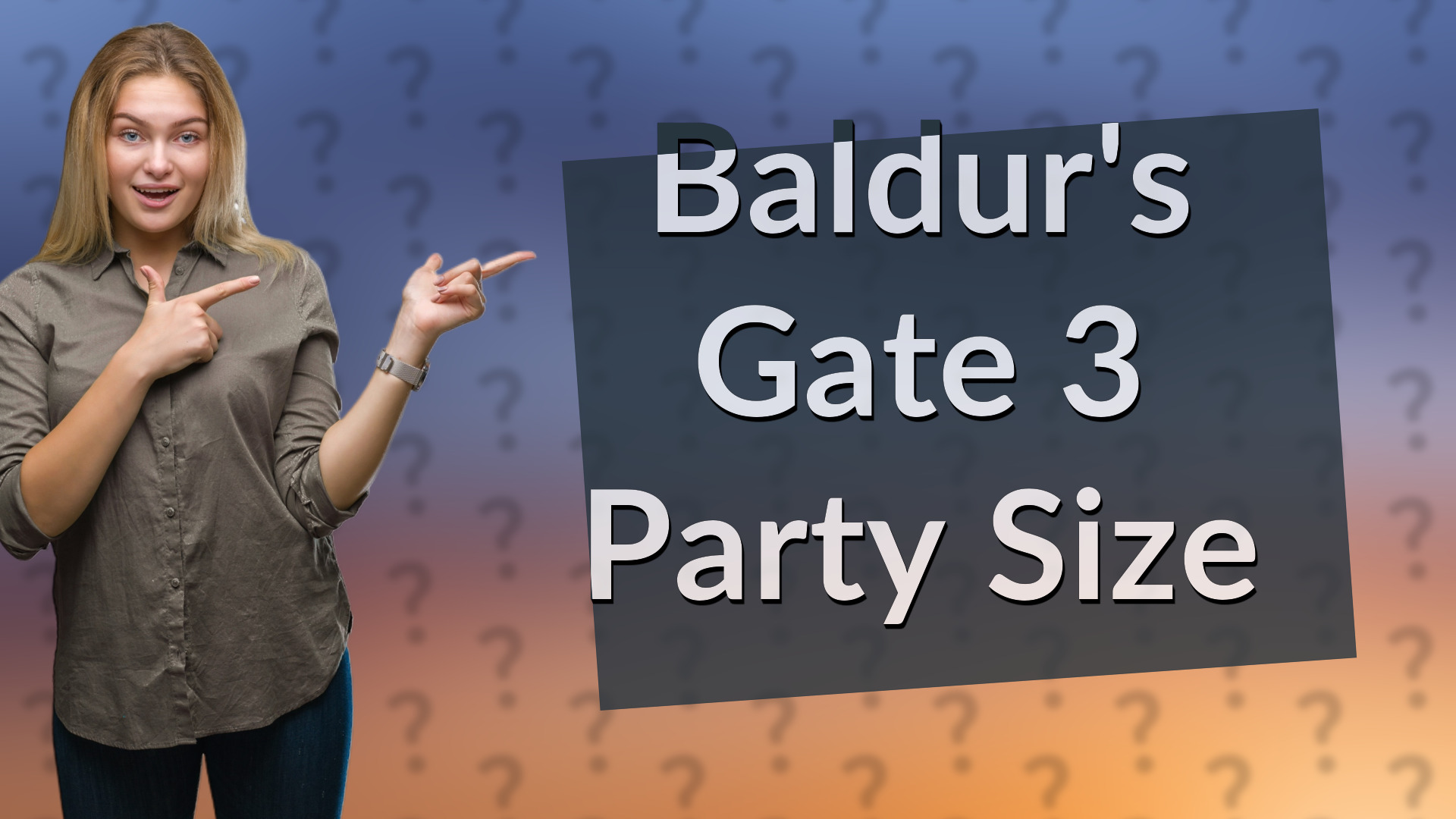 Baldur's Gate 3 Party Size