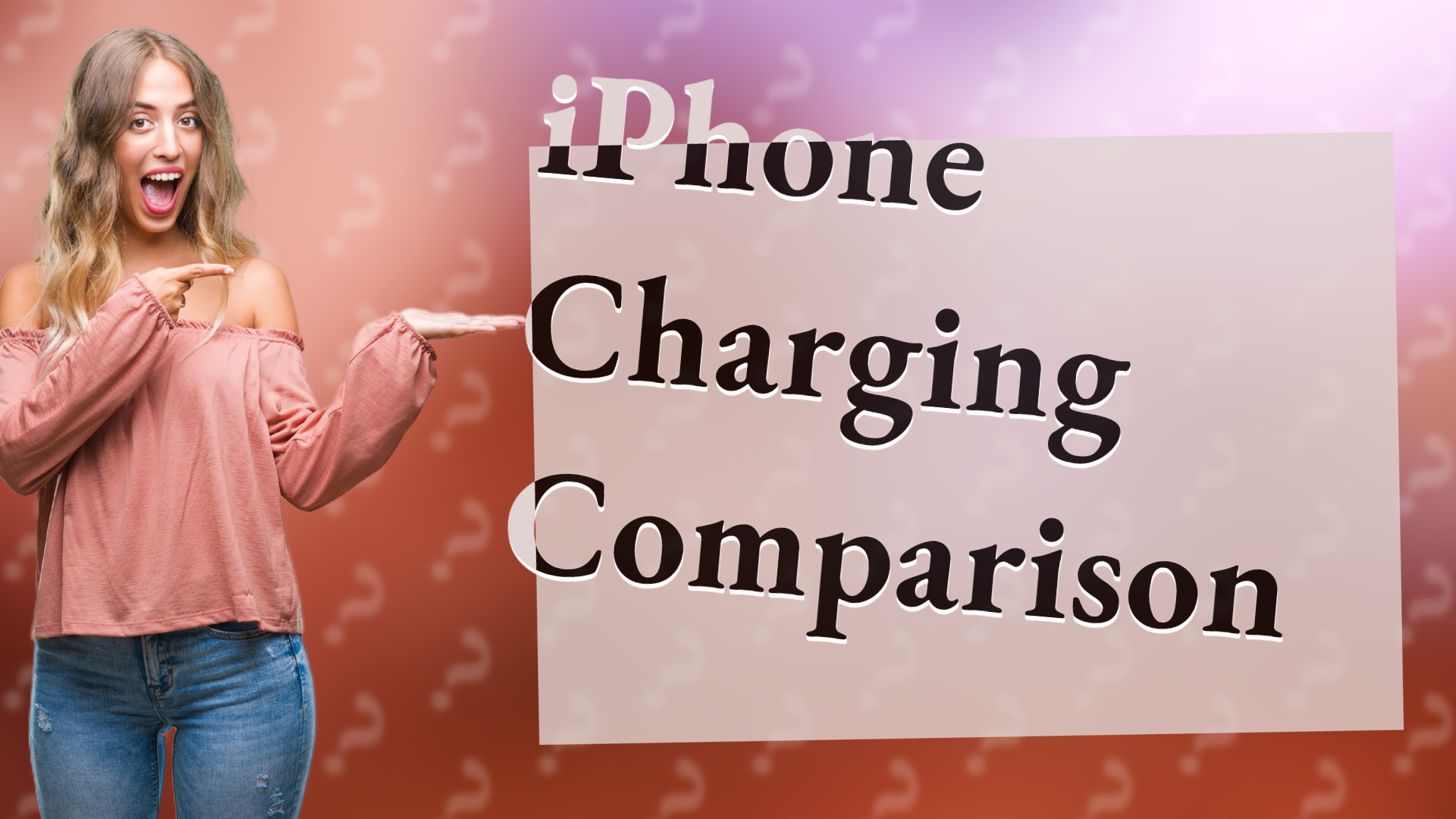 iPhone Charging Comparison