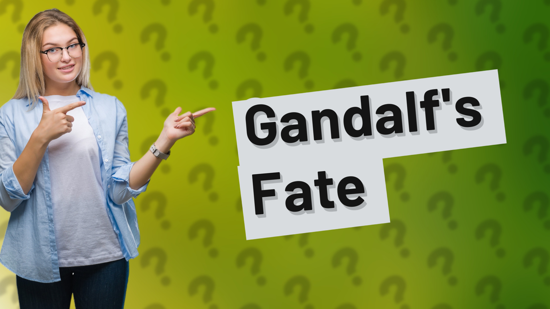 Gandalf's Fate