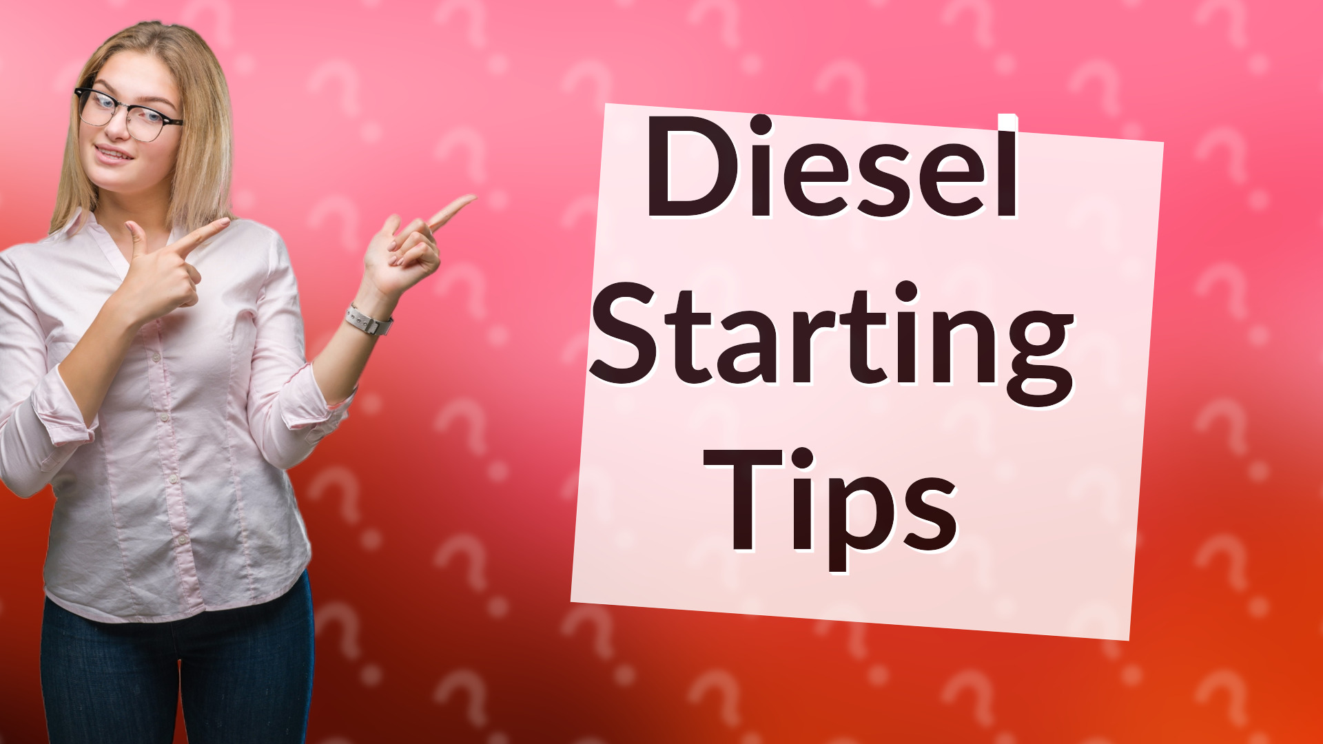Diesel Starting Tips