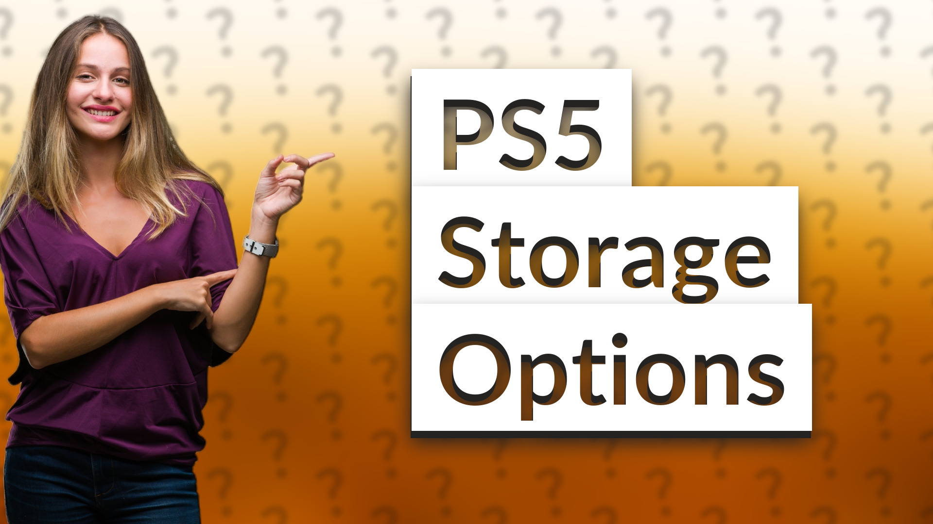 PS5 Storage Options