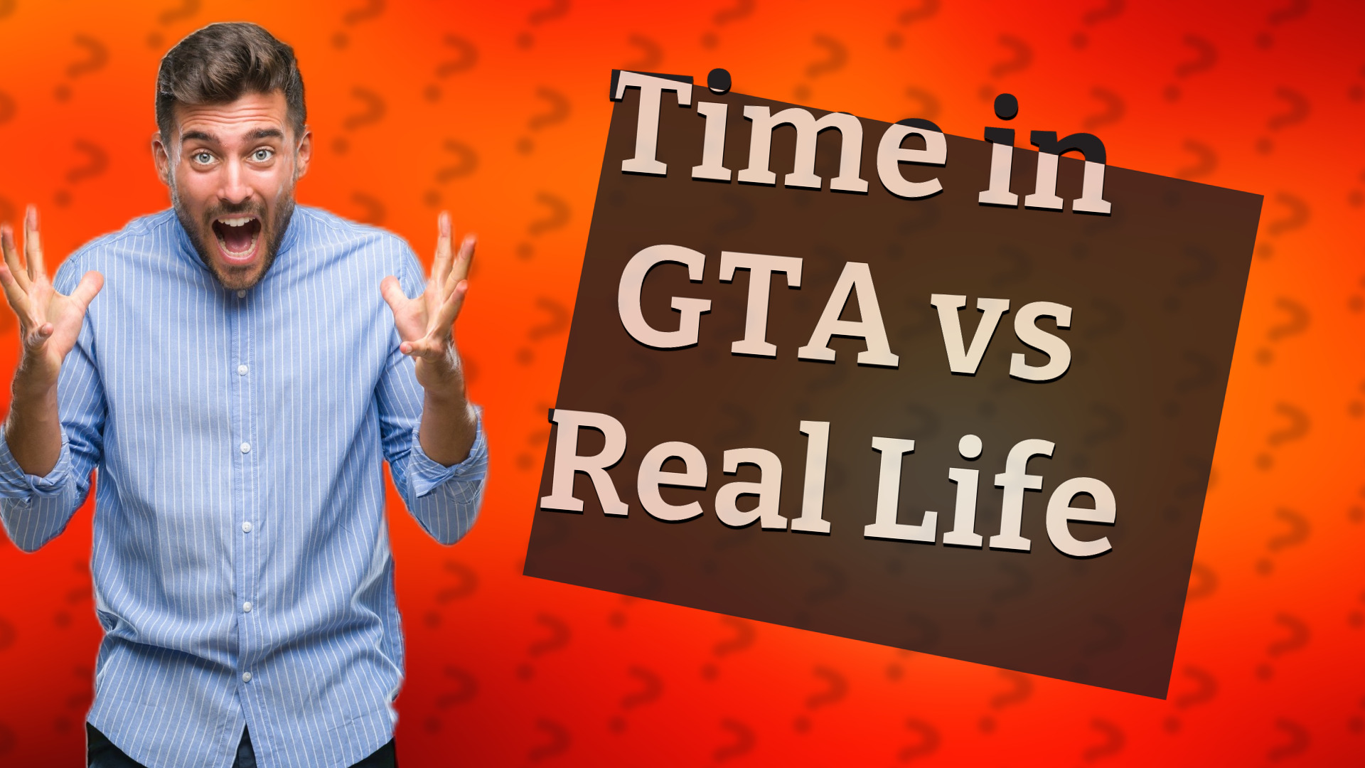 Time in GTA vs Real Life