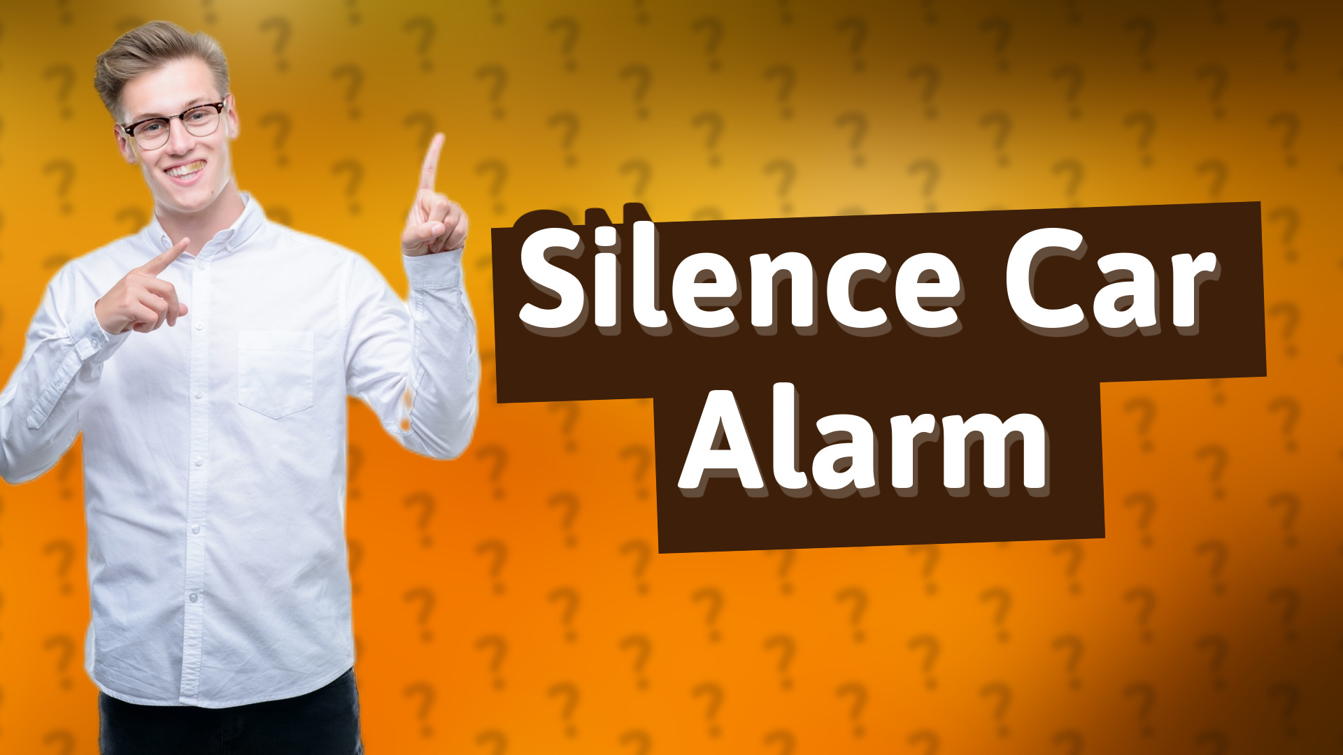 Silence Car Alarm