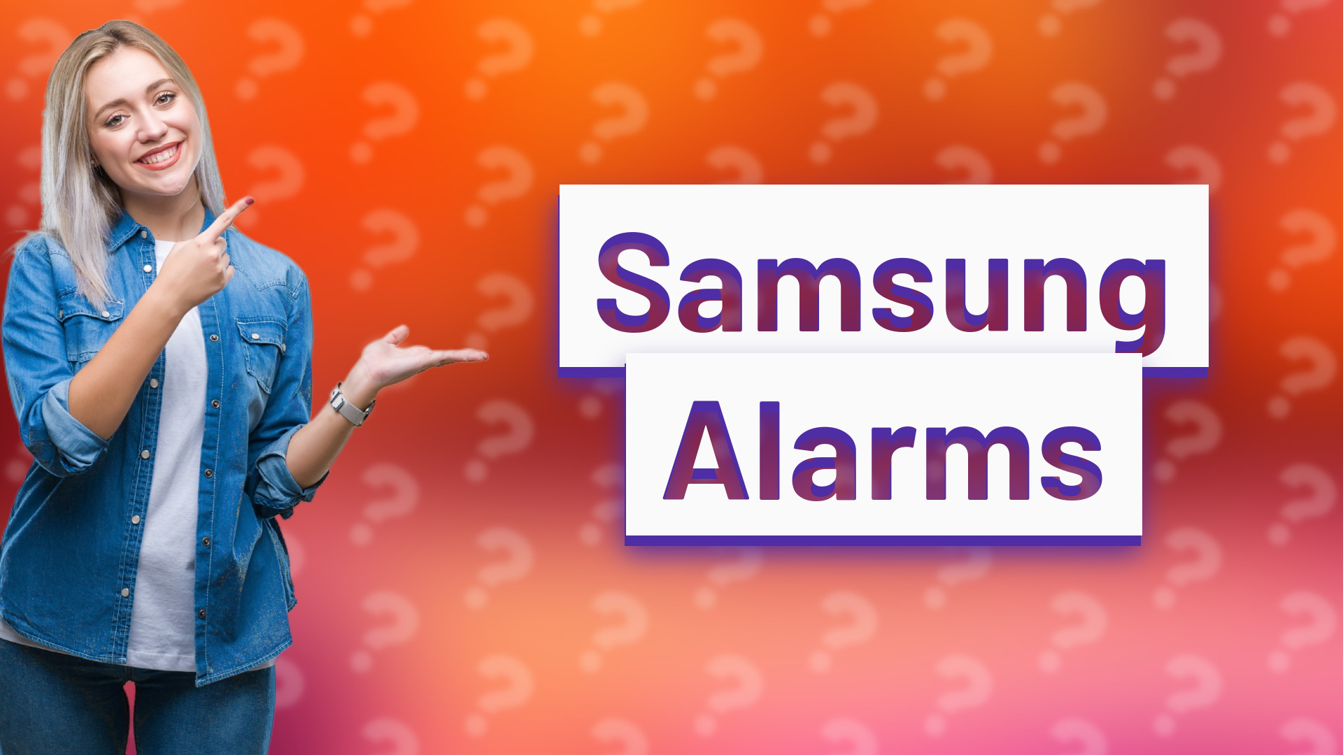 Samsung Alarms