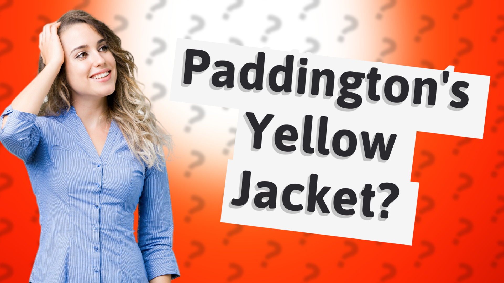 Paddington's Yellow Jacket?