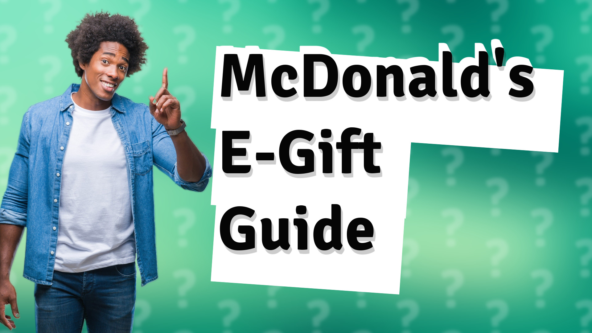 McDonald's E-Gift Guide