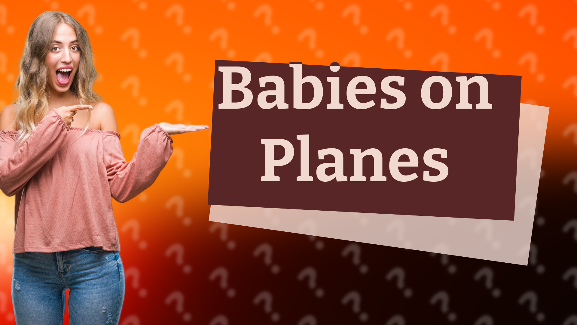 Babies on Planes