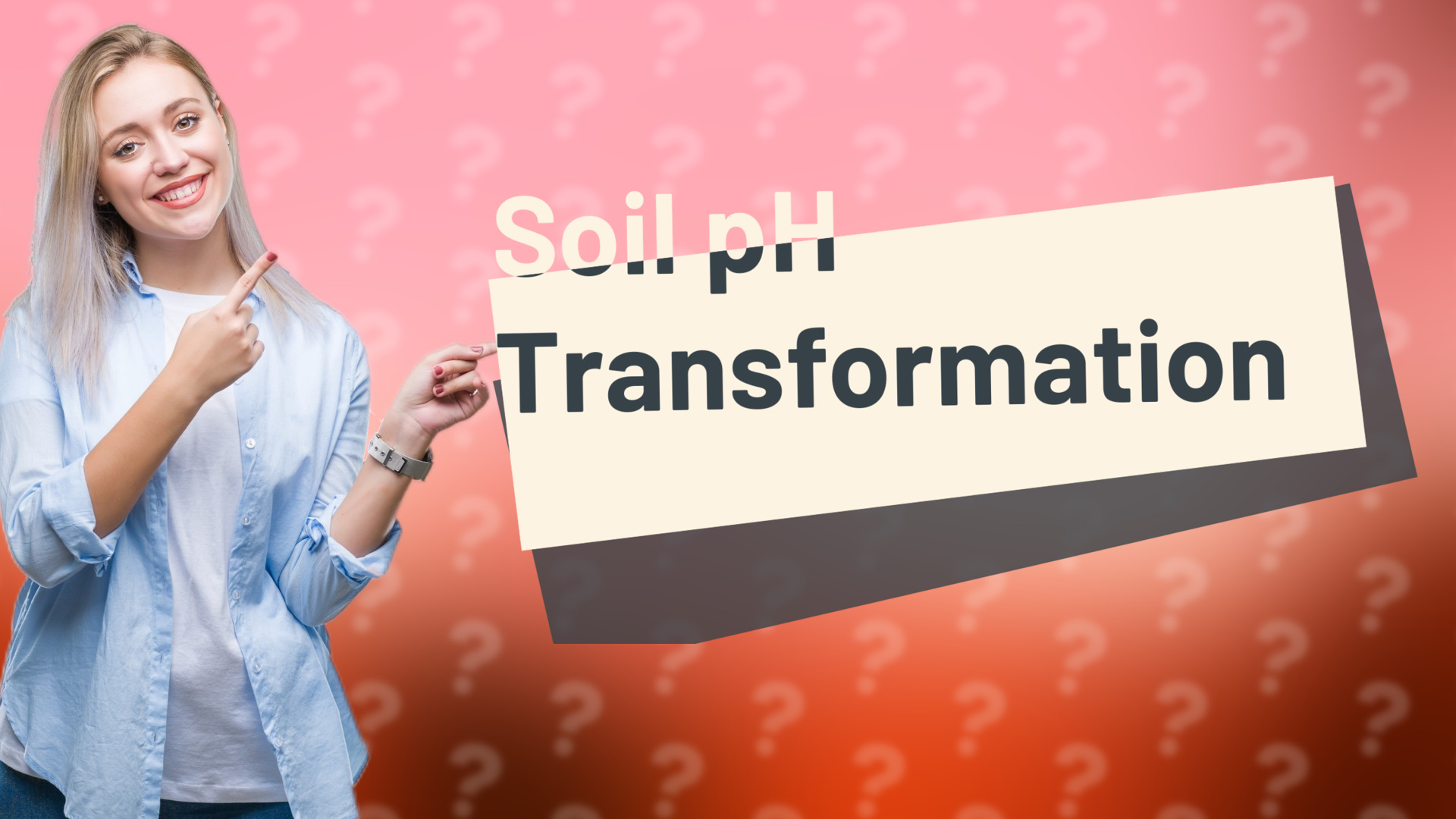 Soil pH Transformation