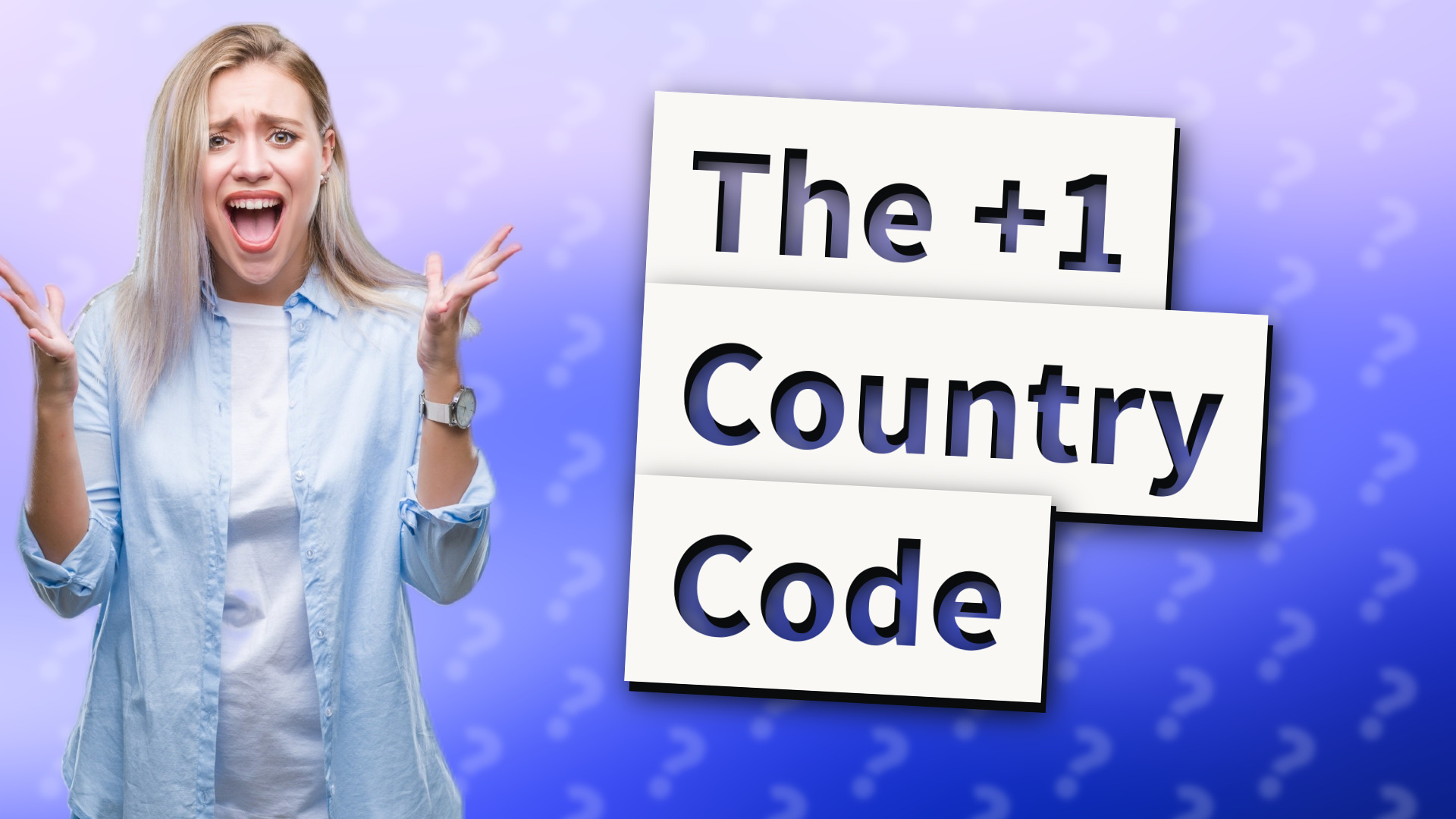 The +1 Country Code