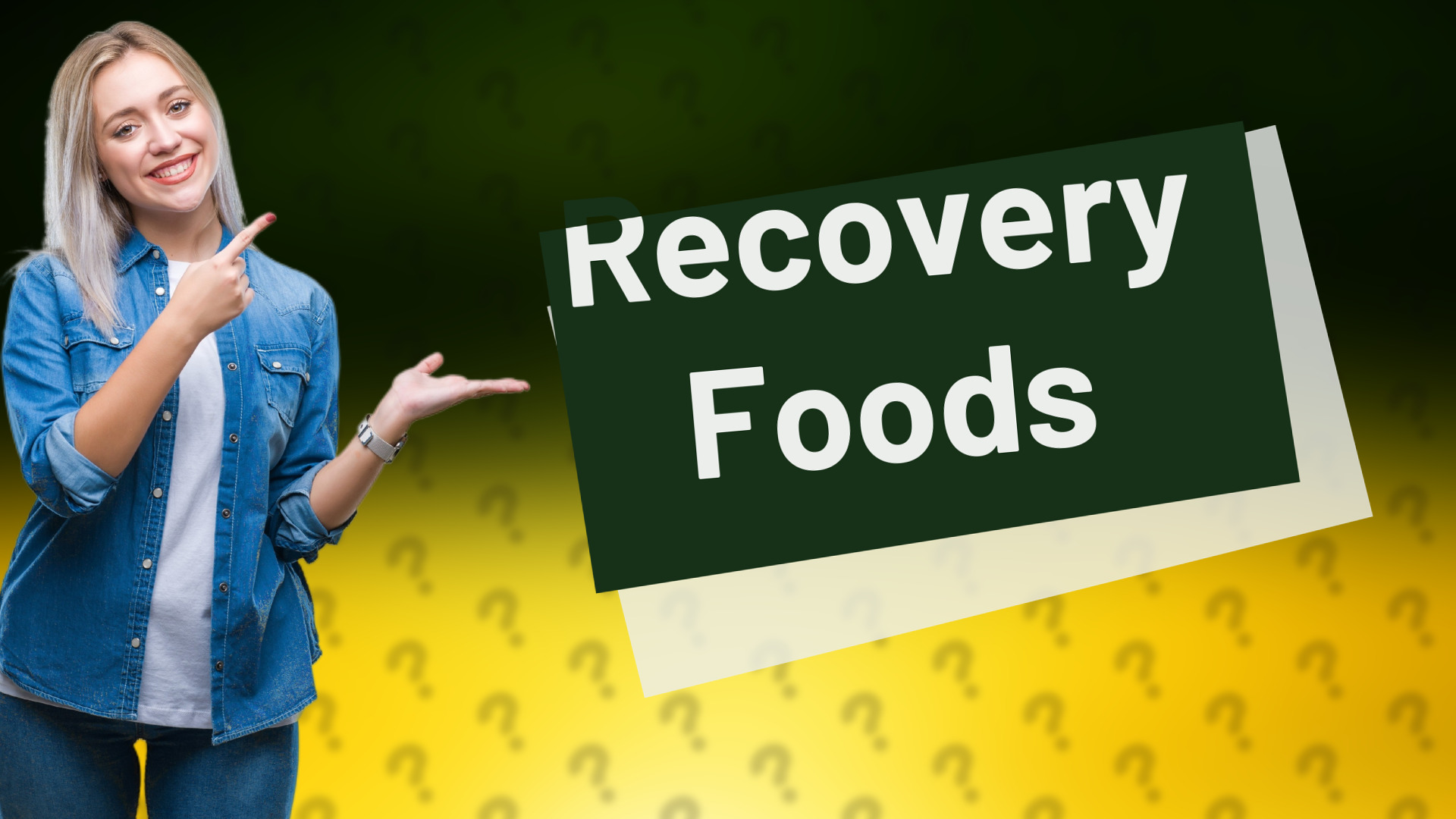 Recovery Foods
