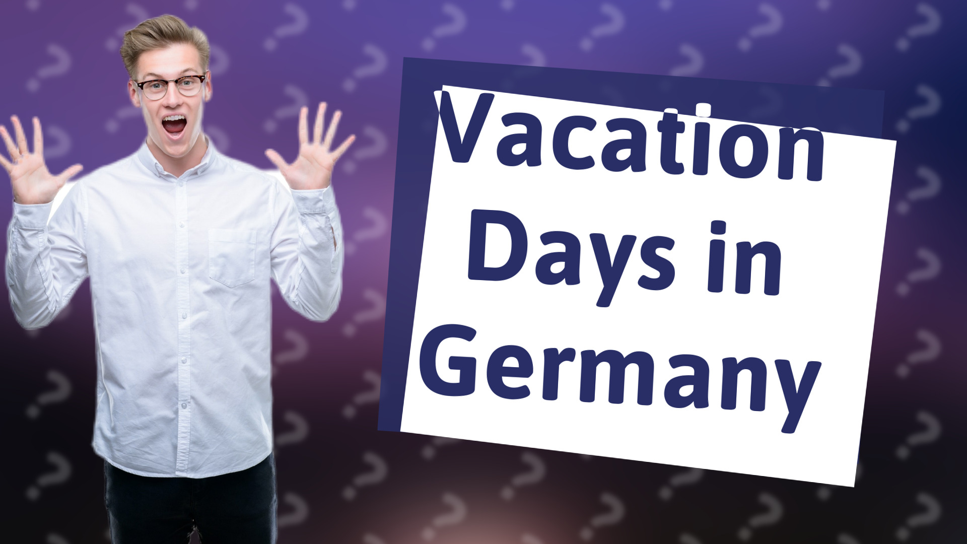 Vacation Days in Germany