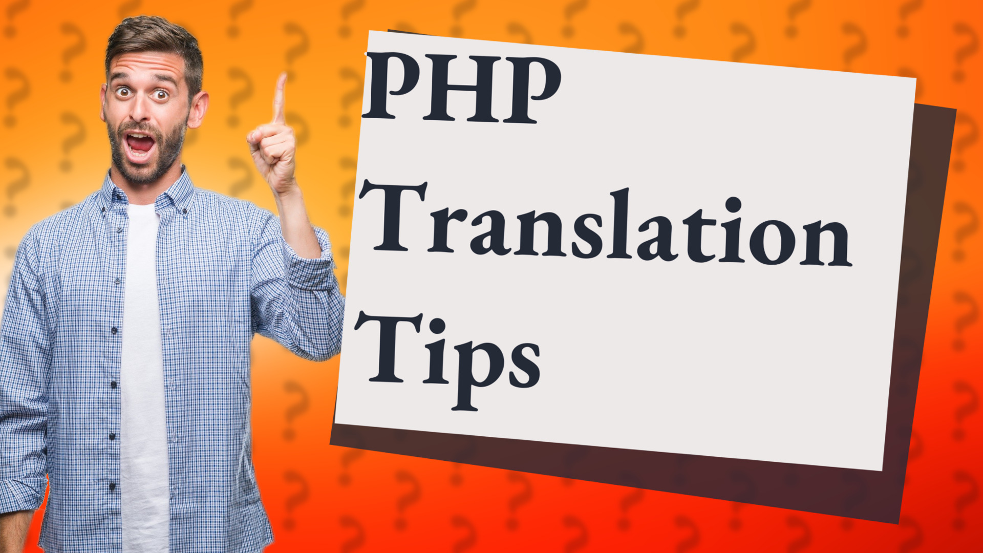 PHP Translation Tips