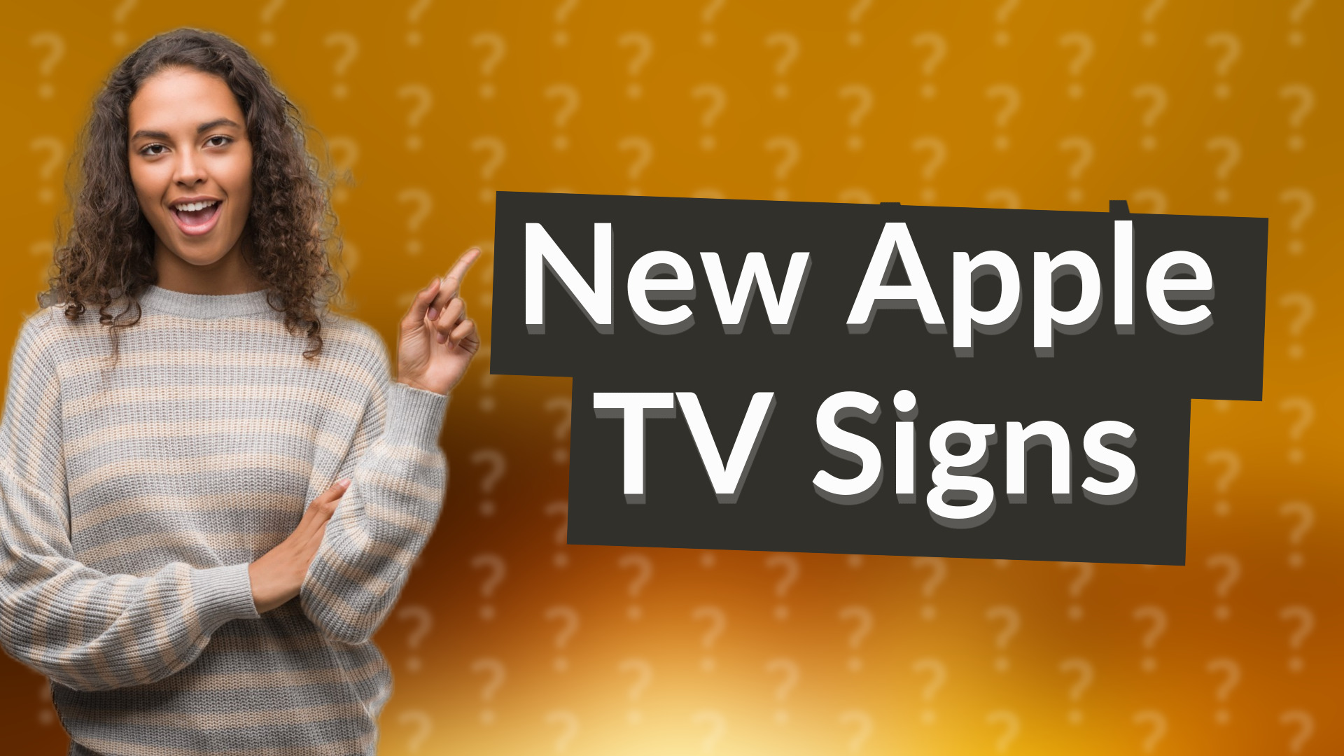 New Apple TV Signs