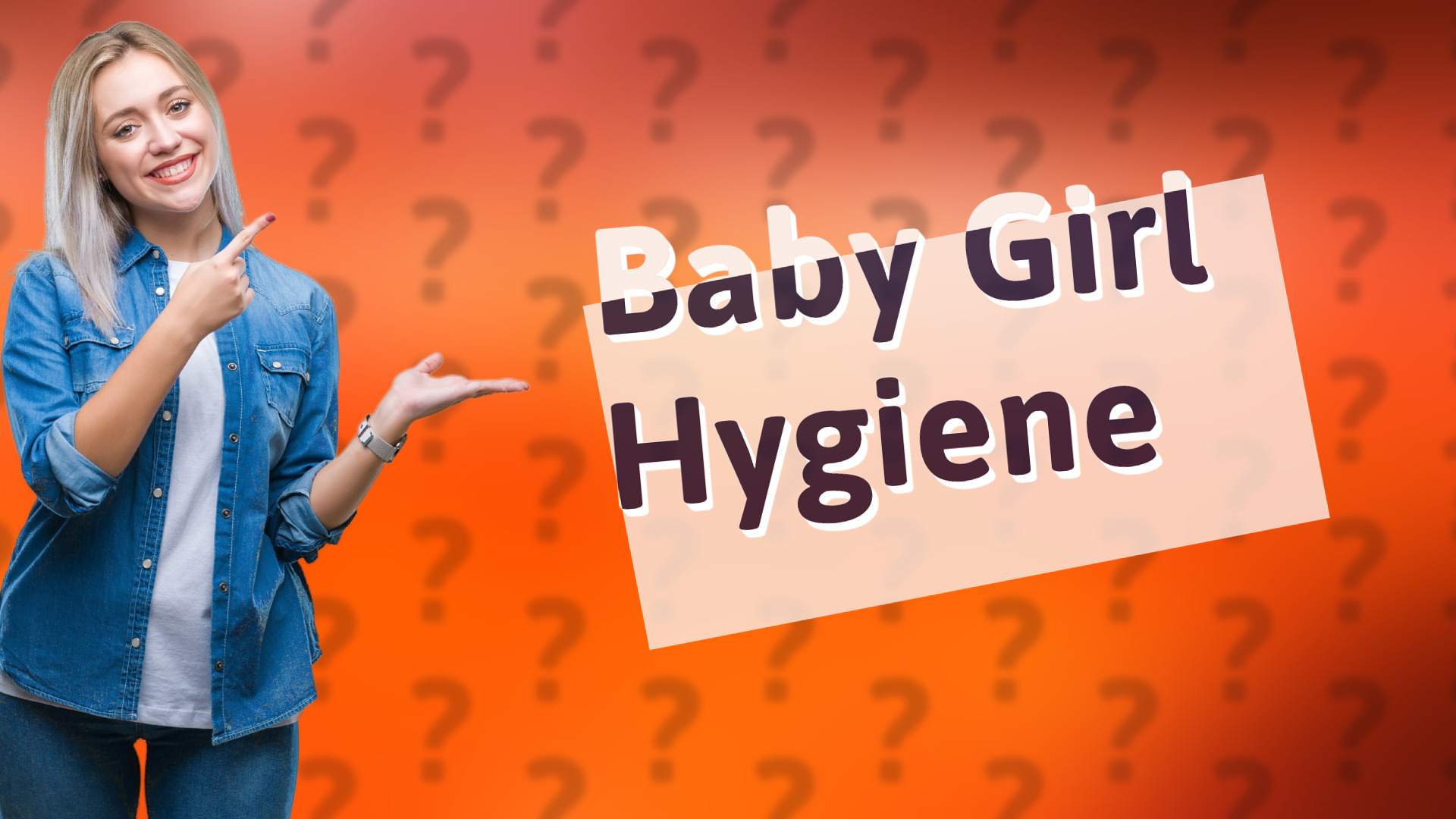 Baby Girl Hygiene