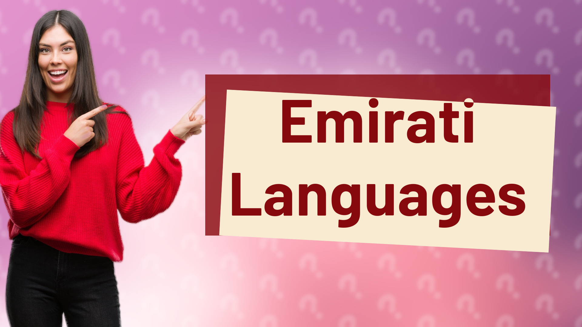 Emirati Languages