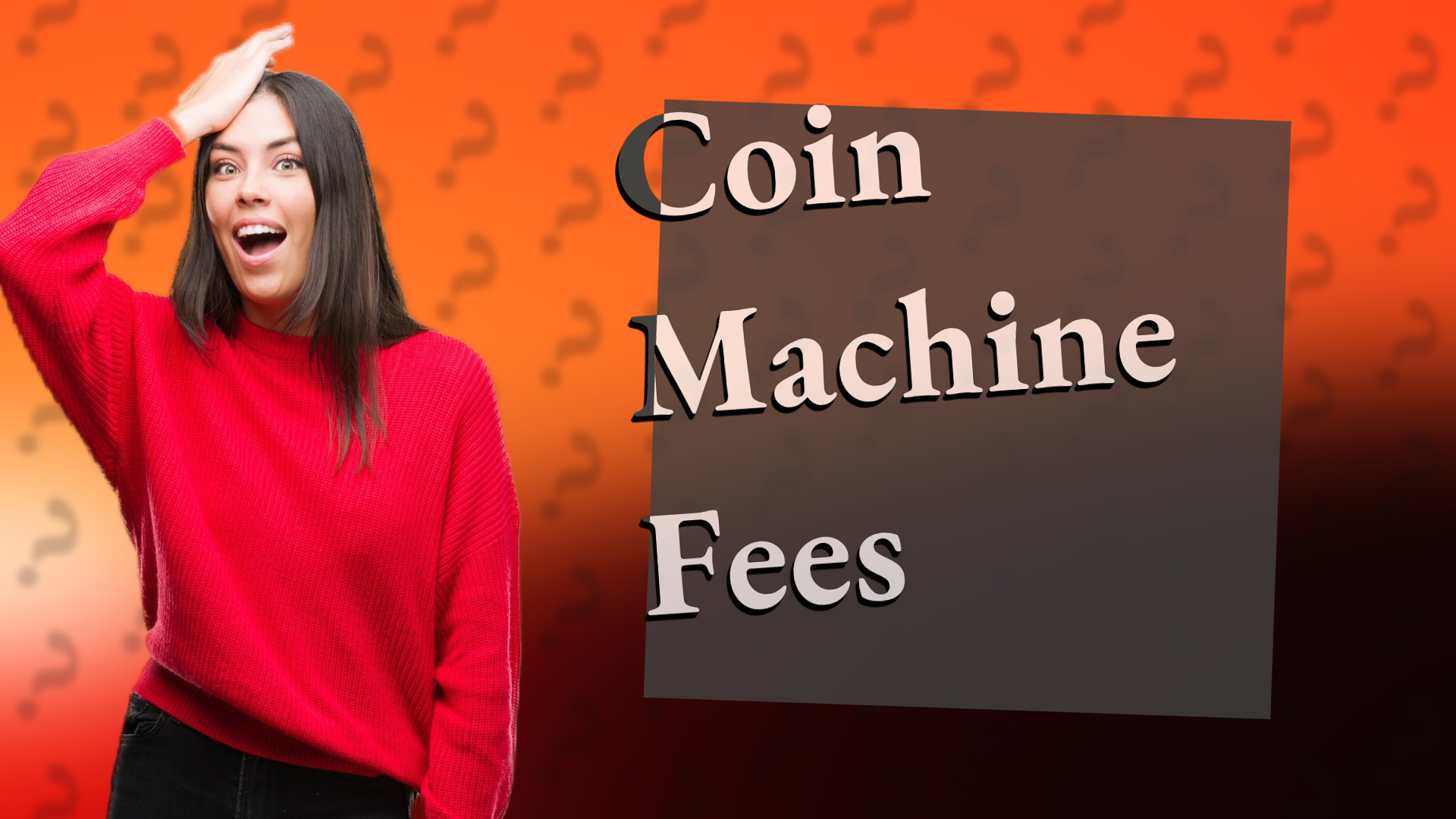 Coin Machine Fees