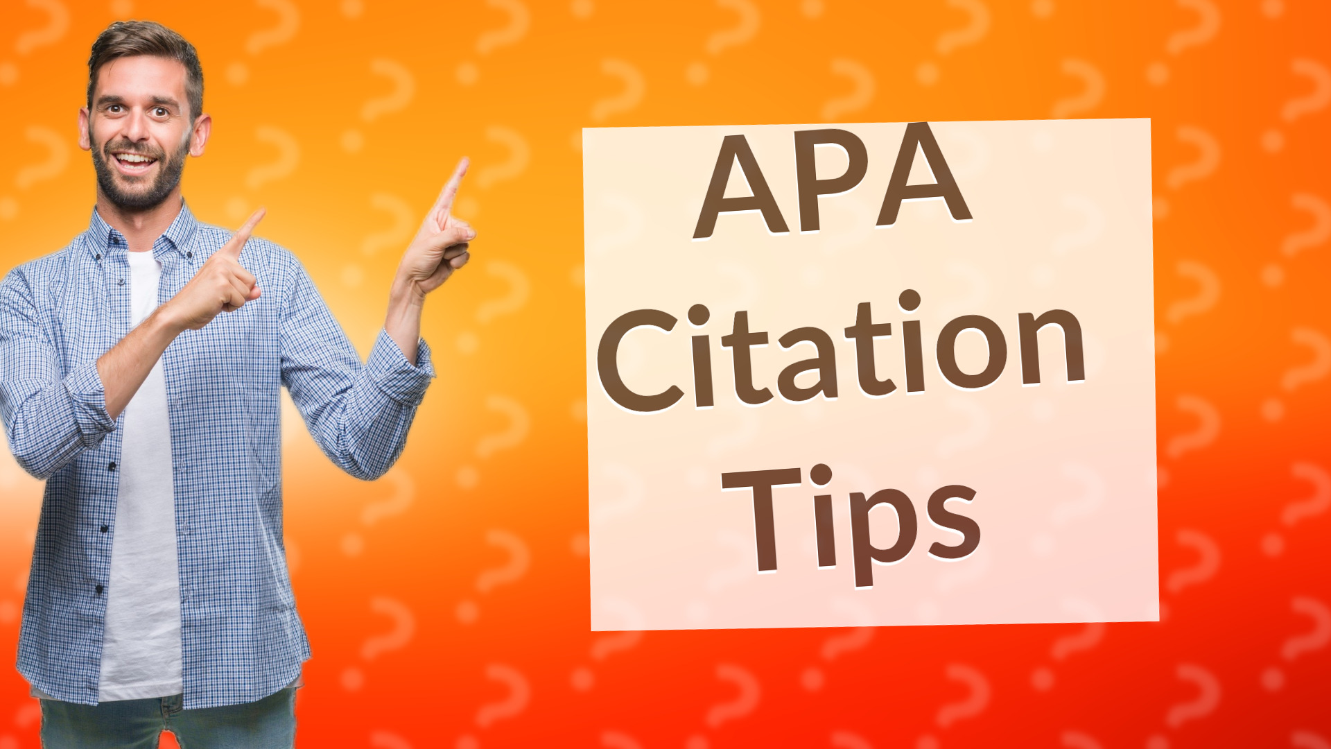 APA Citation Tips