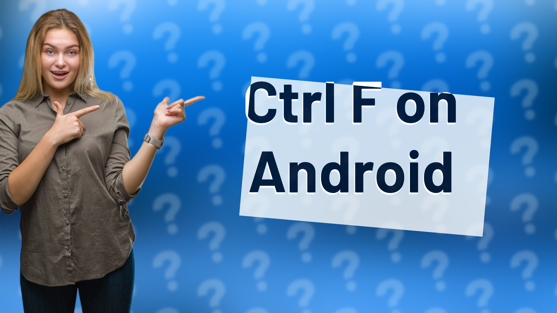 Ctrl F on Android
