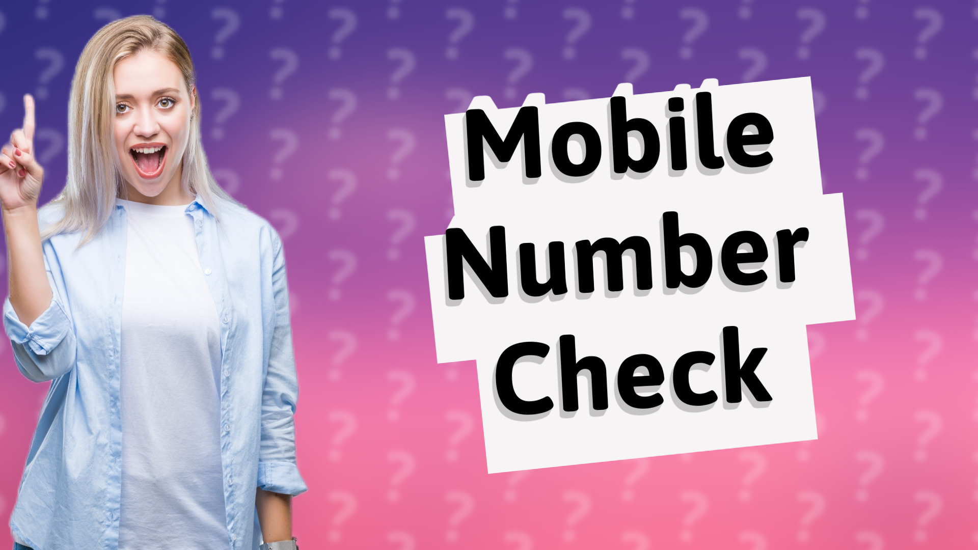 Mobile Number Check