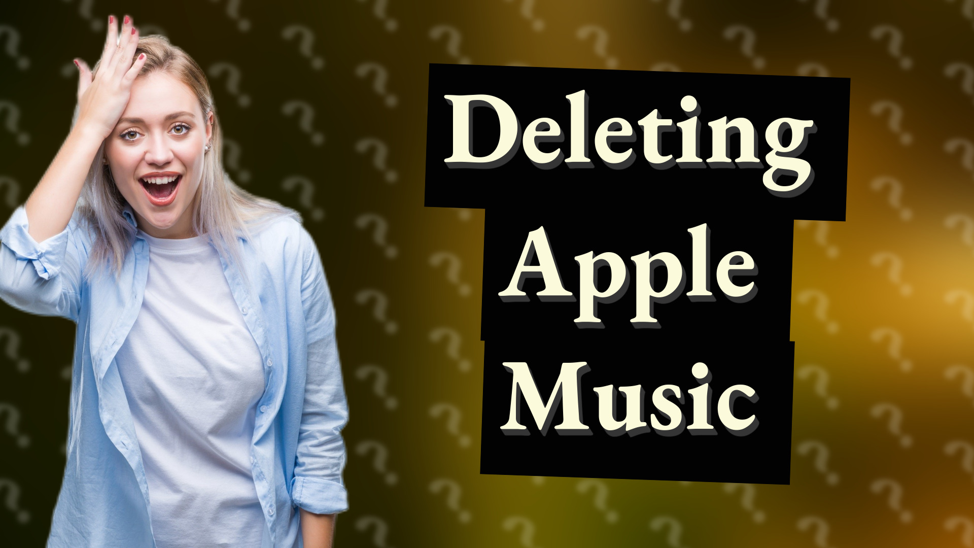 Deleting Apple Music