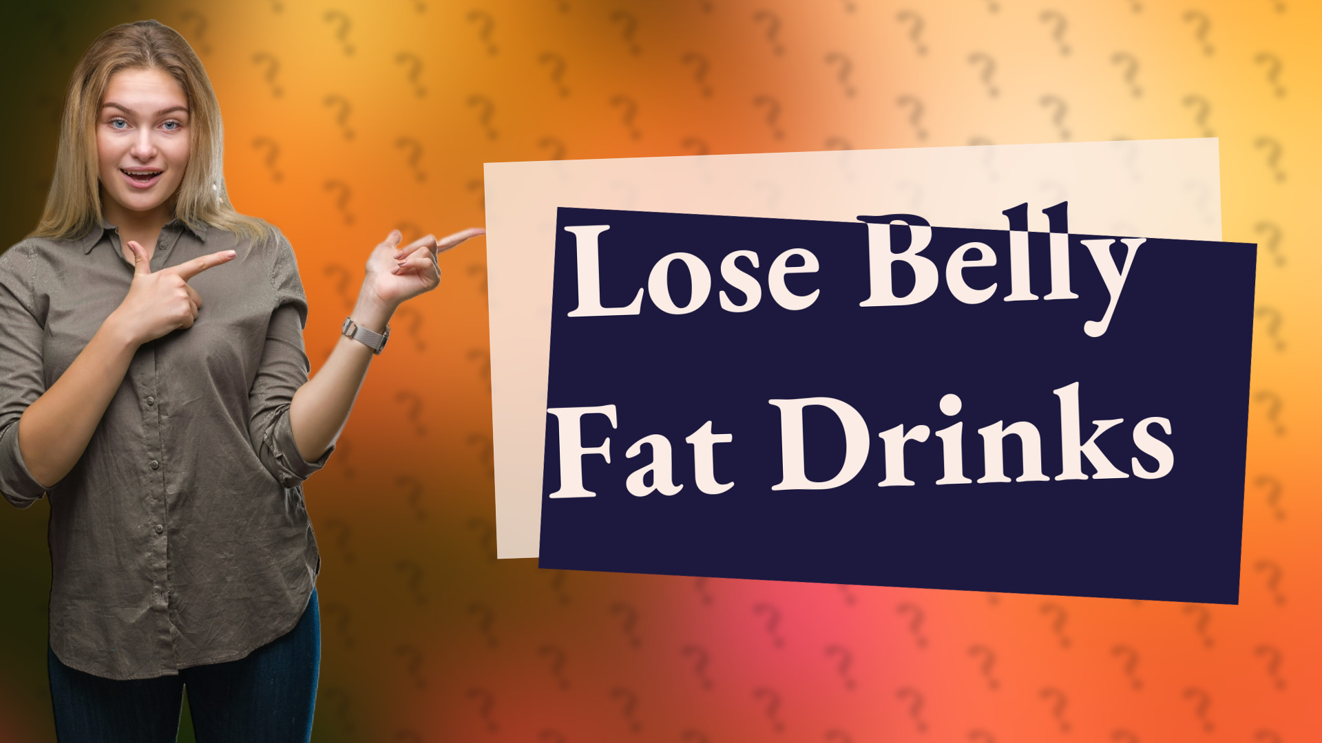 Lose Belly Fat Drinks