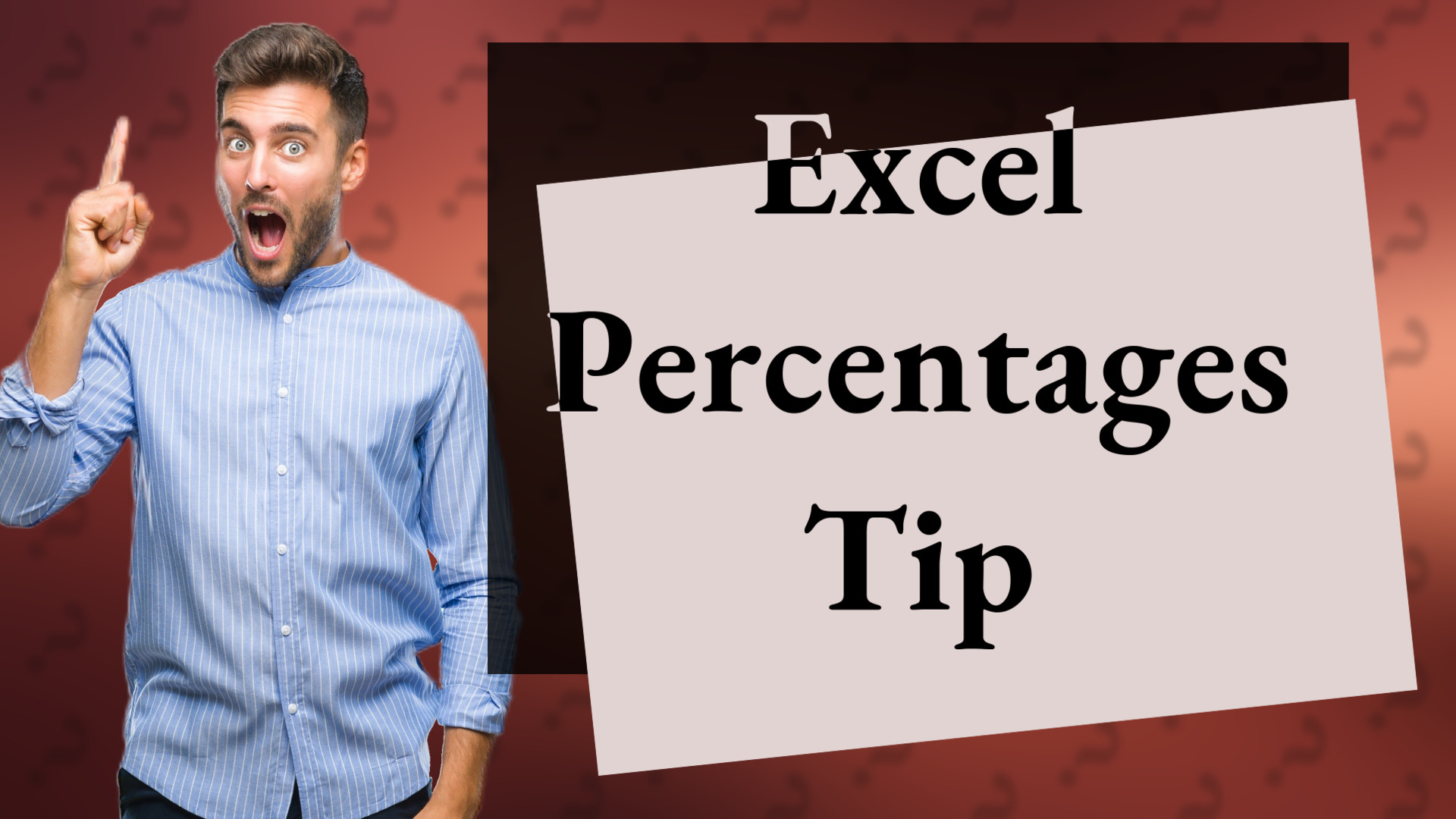 Excel Percentages Tip