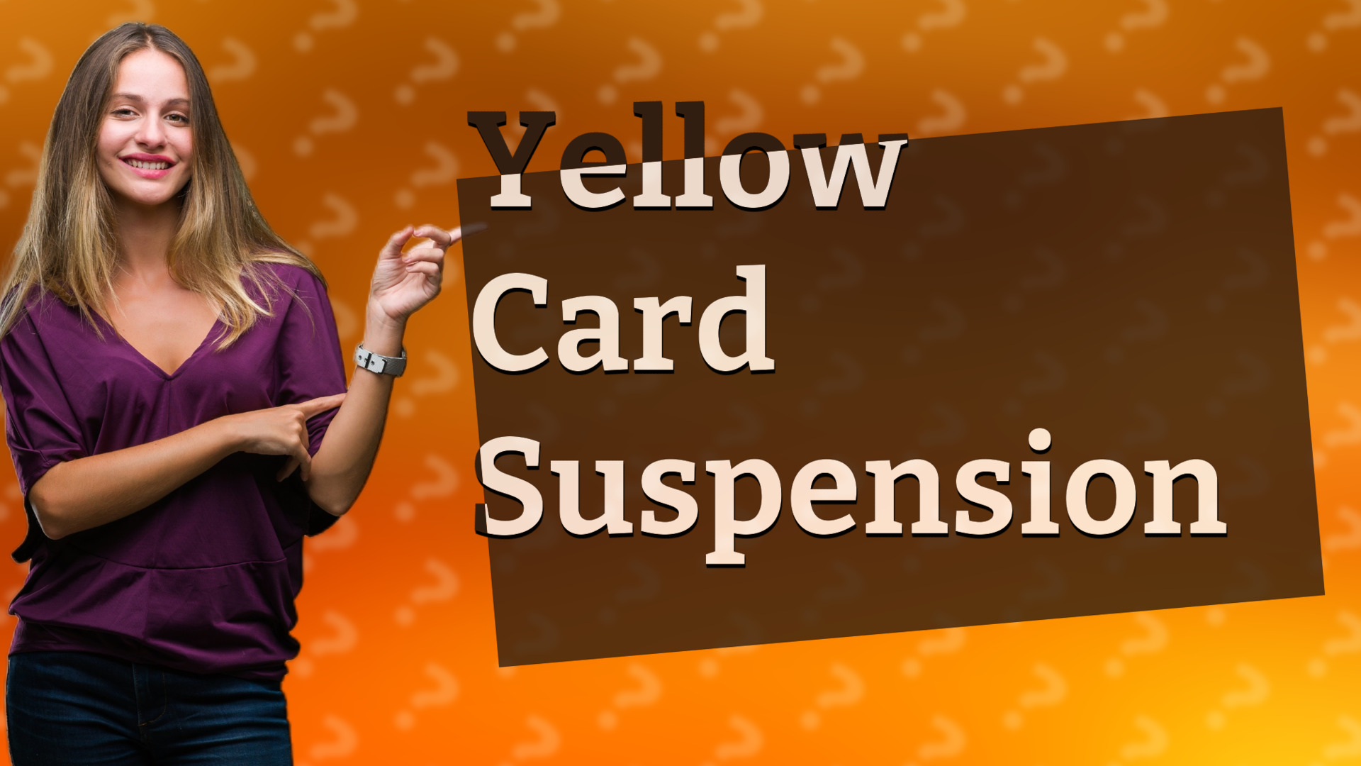 Yellow Card Suspension