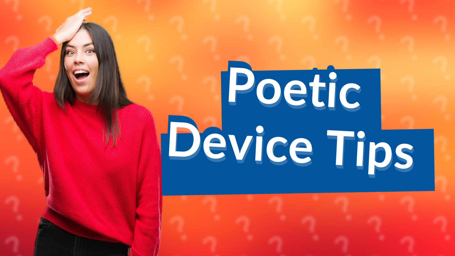 Poetic Device Tips