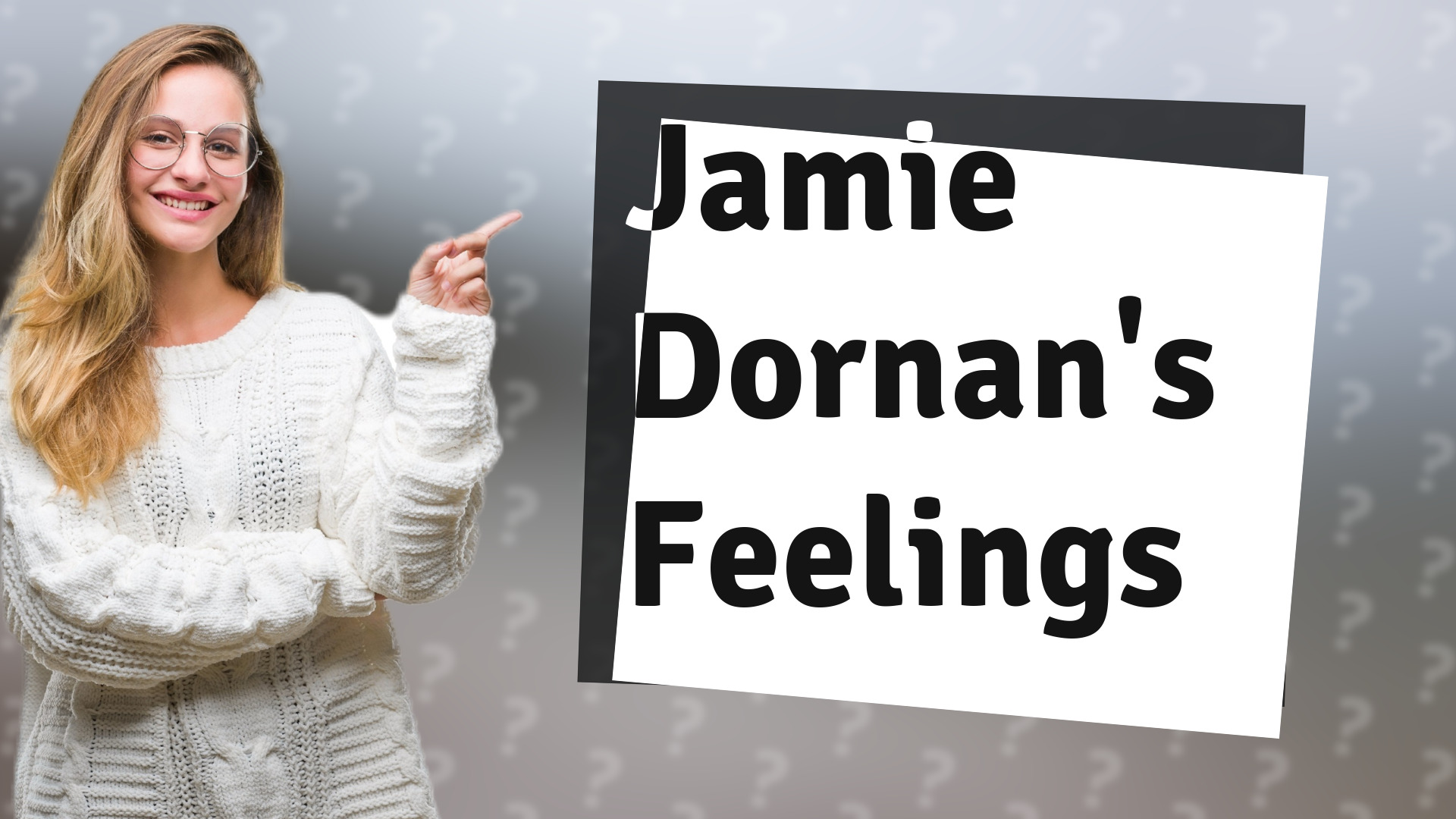 Jamie Dornan's Feelings
