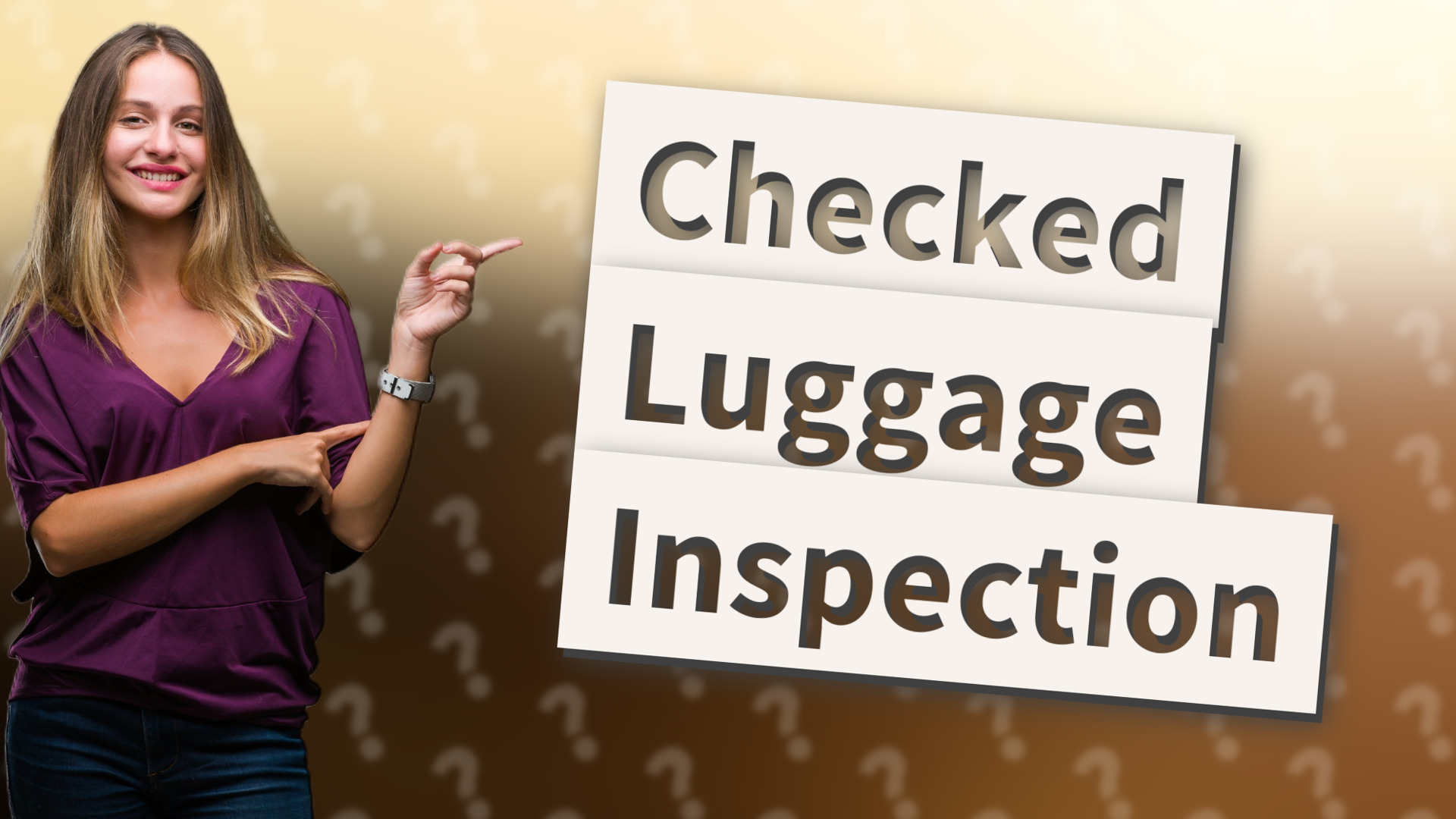 Checked Luggage Inspection