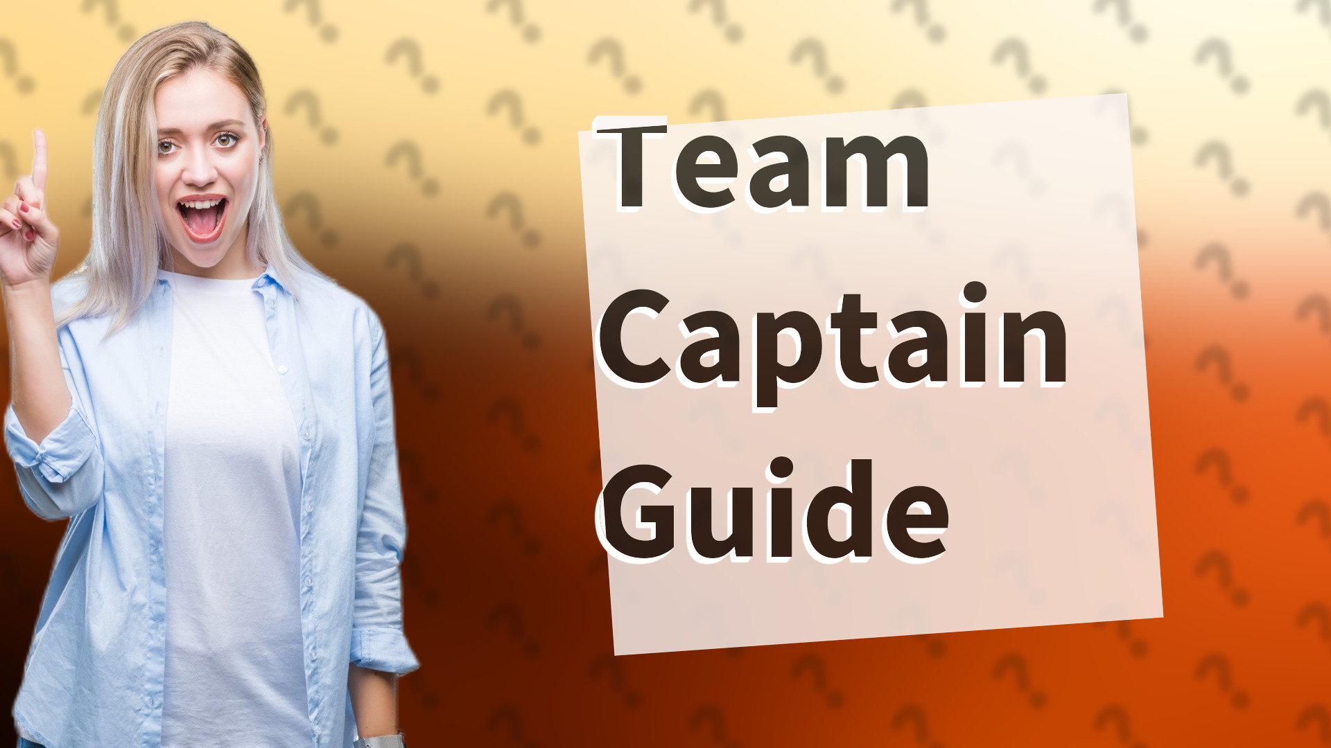 Team Captain Guide