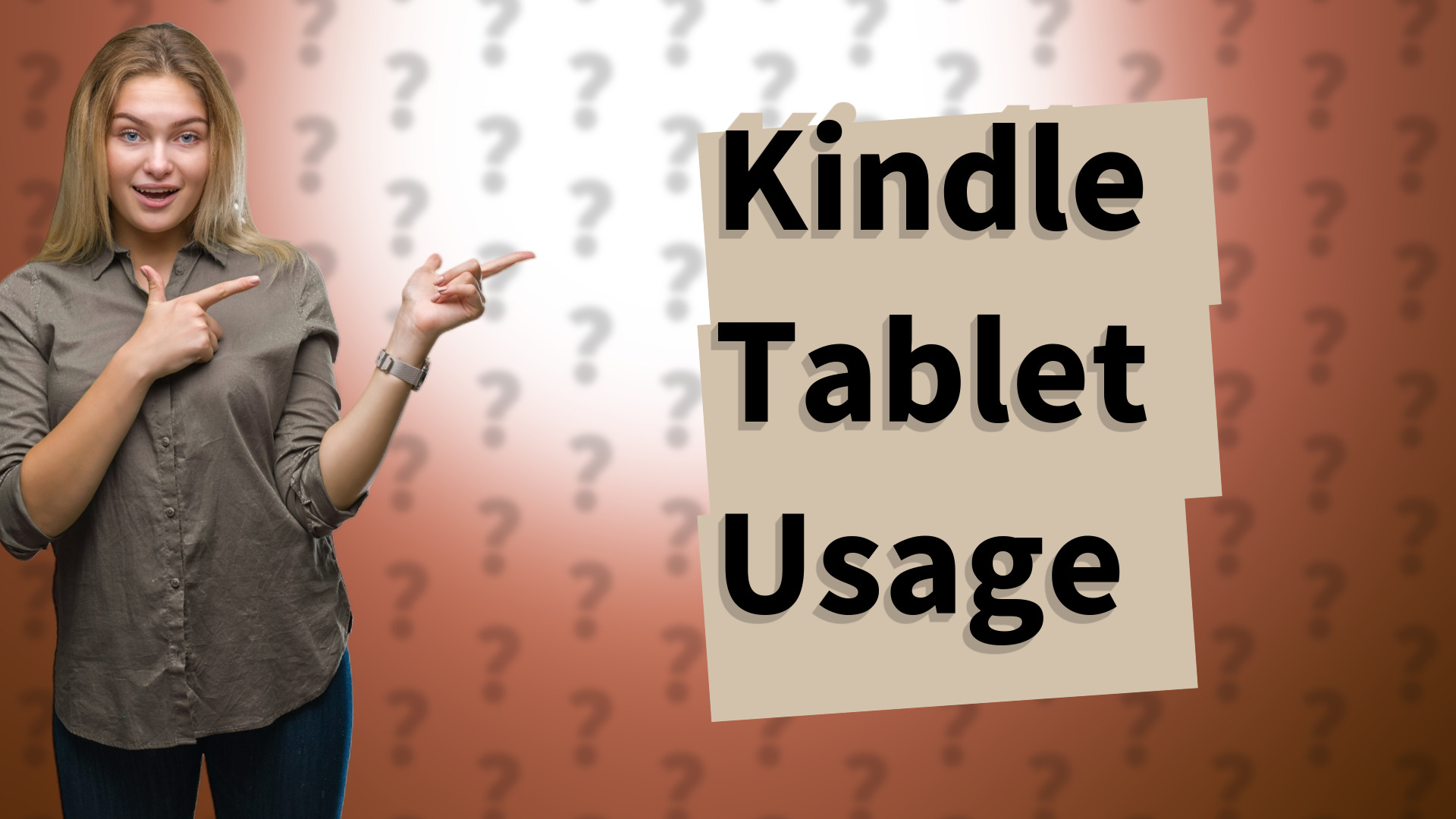 Kindle Tablet Usage