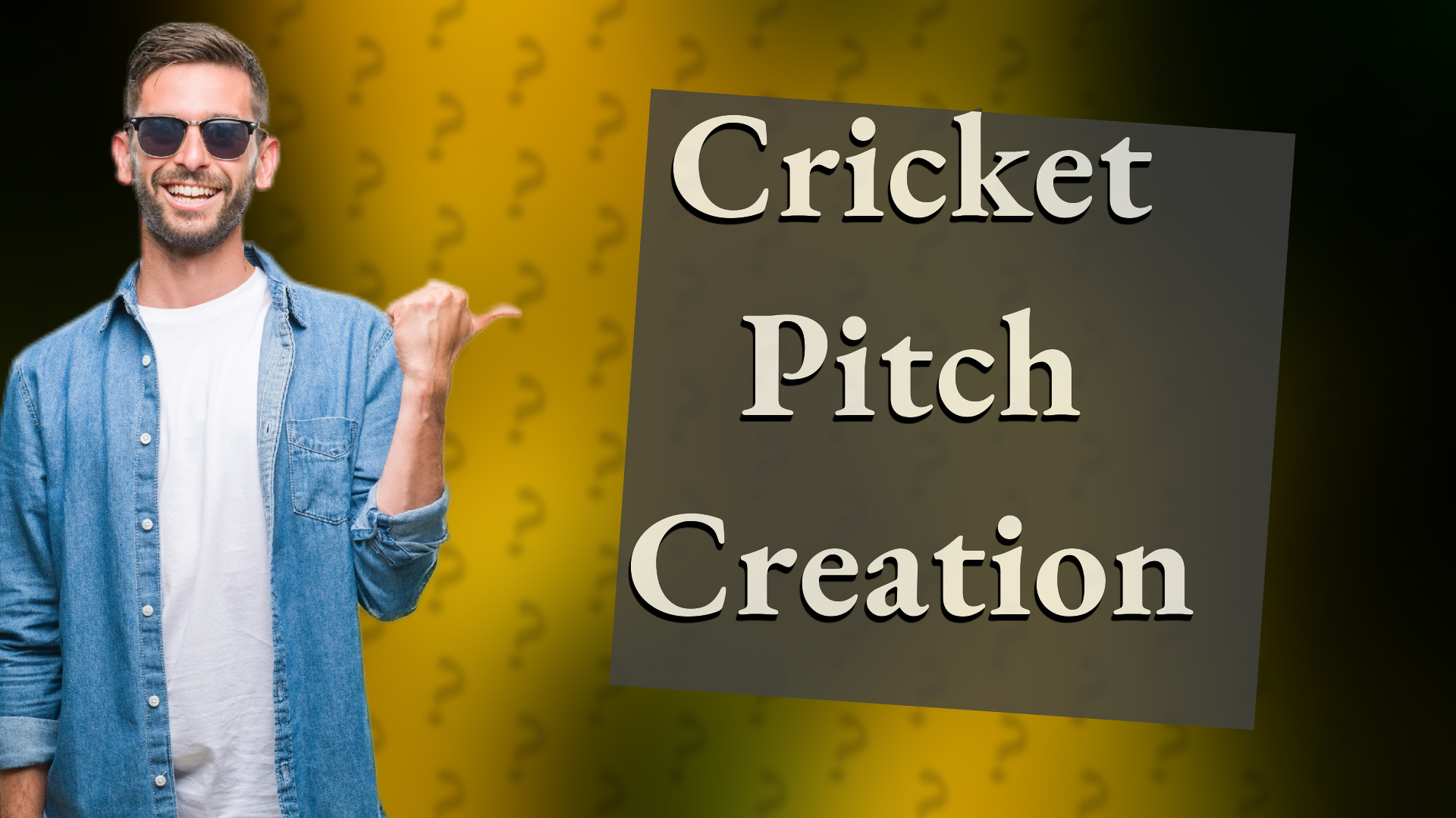 Cricket Pitch Creation