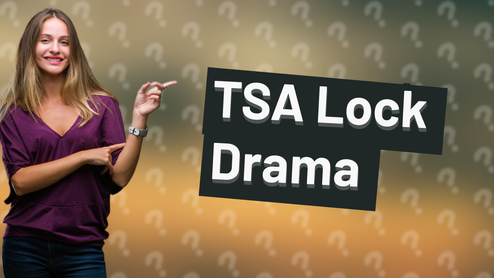 TSA Lock Drama