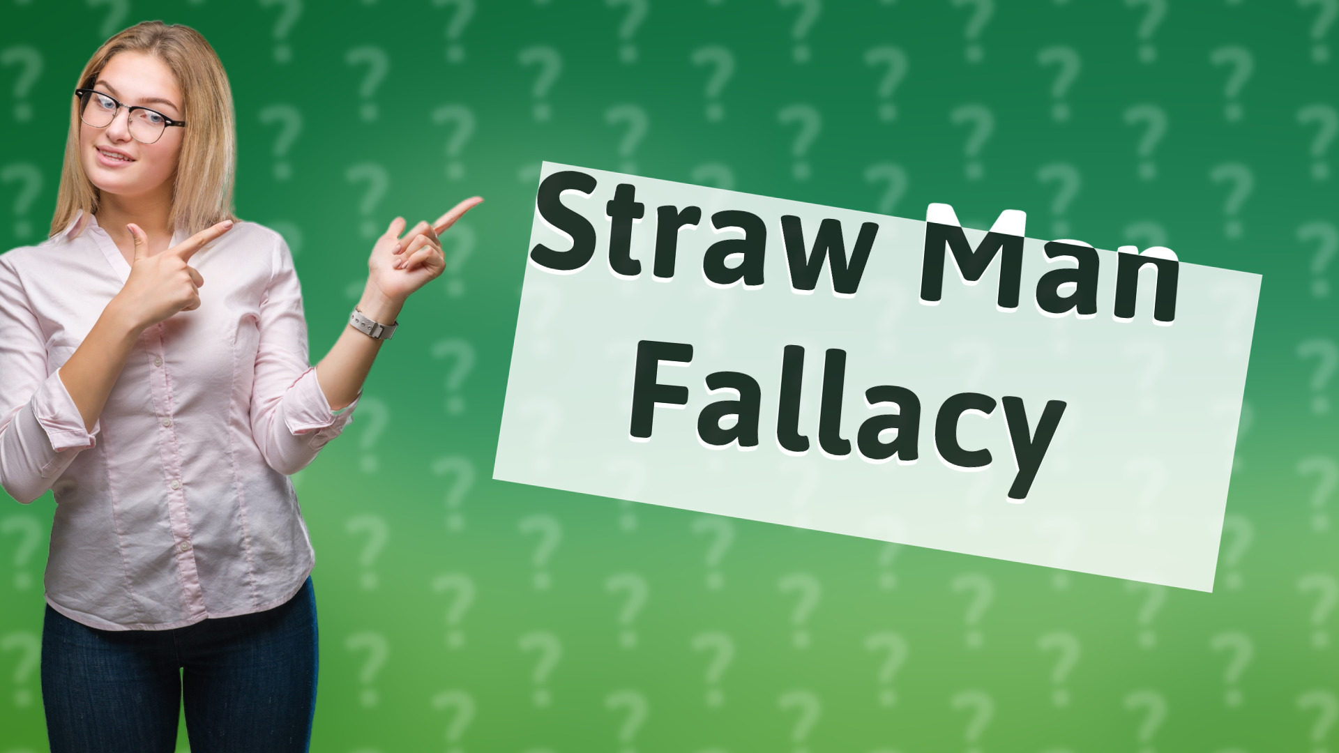 Straw Man Fallacy