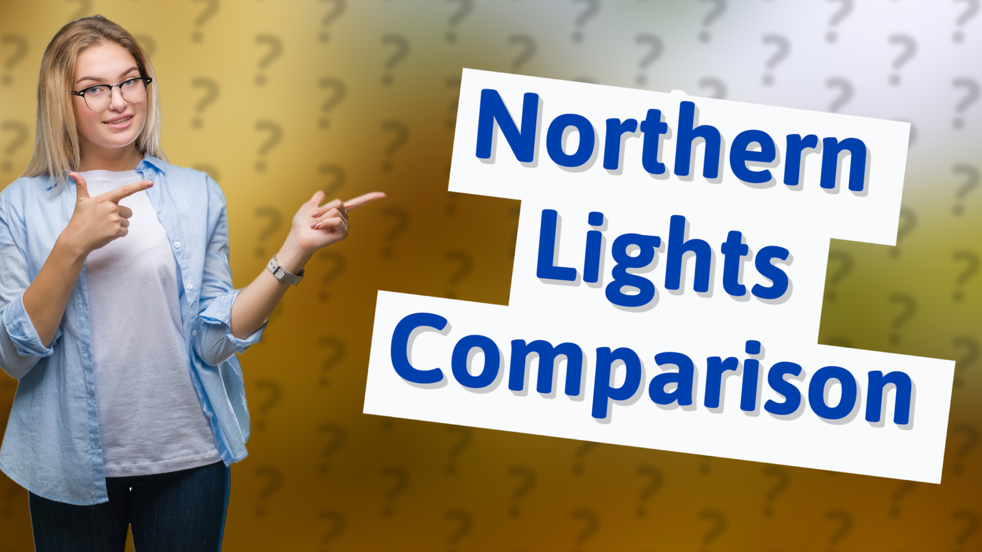 Northern Lights Comparison